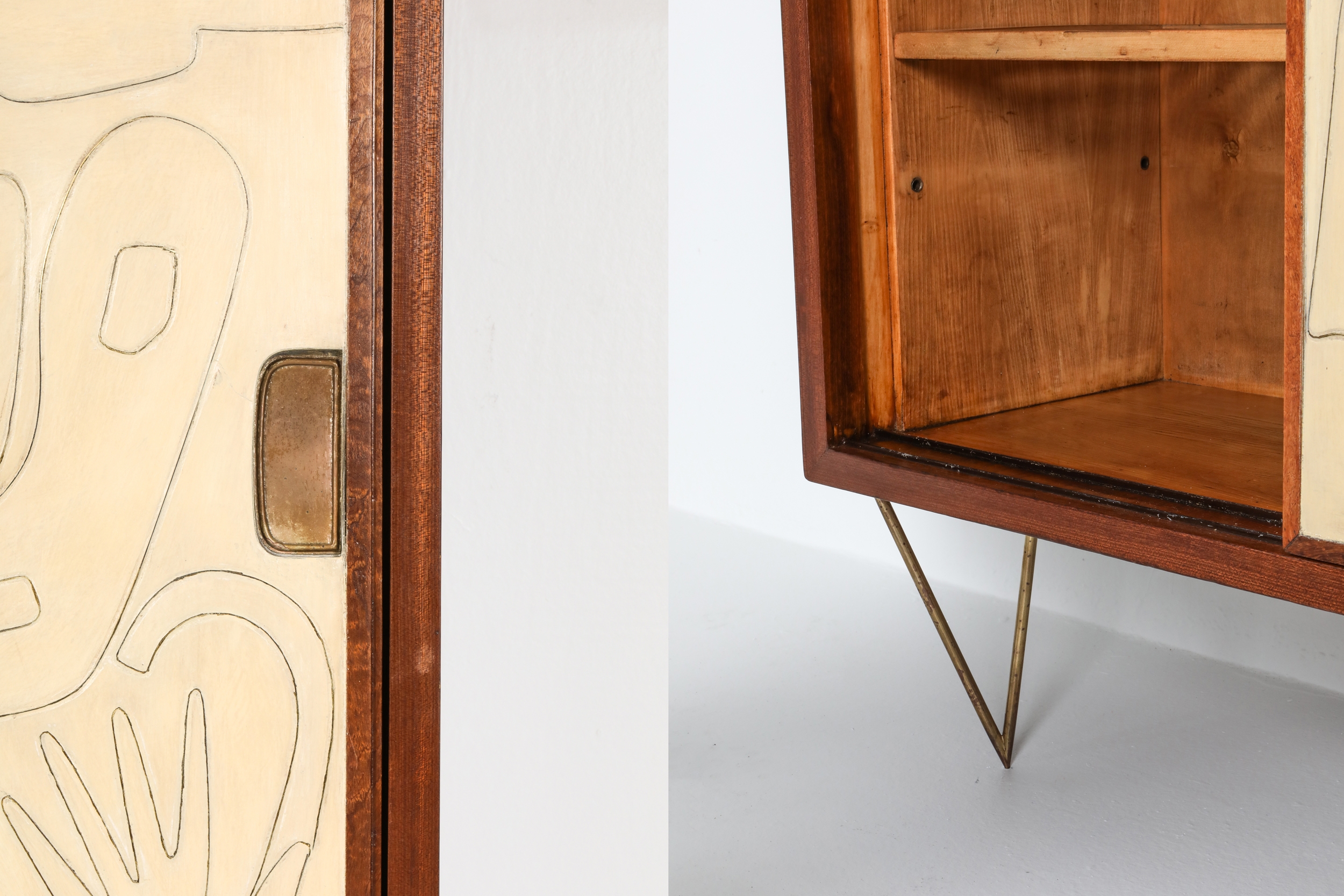 Victor Cerrato one-of-a-kind case piece - 1950's 