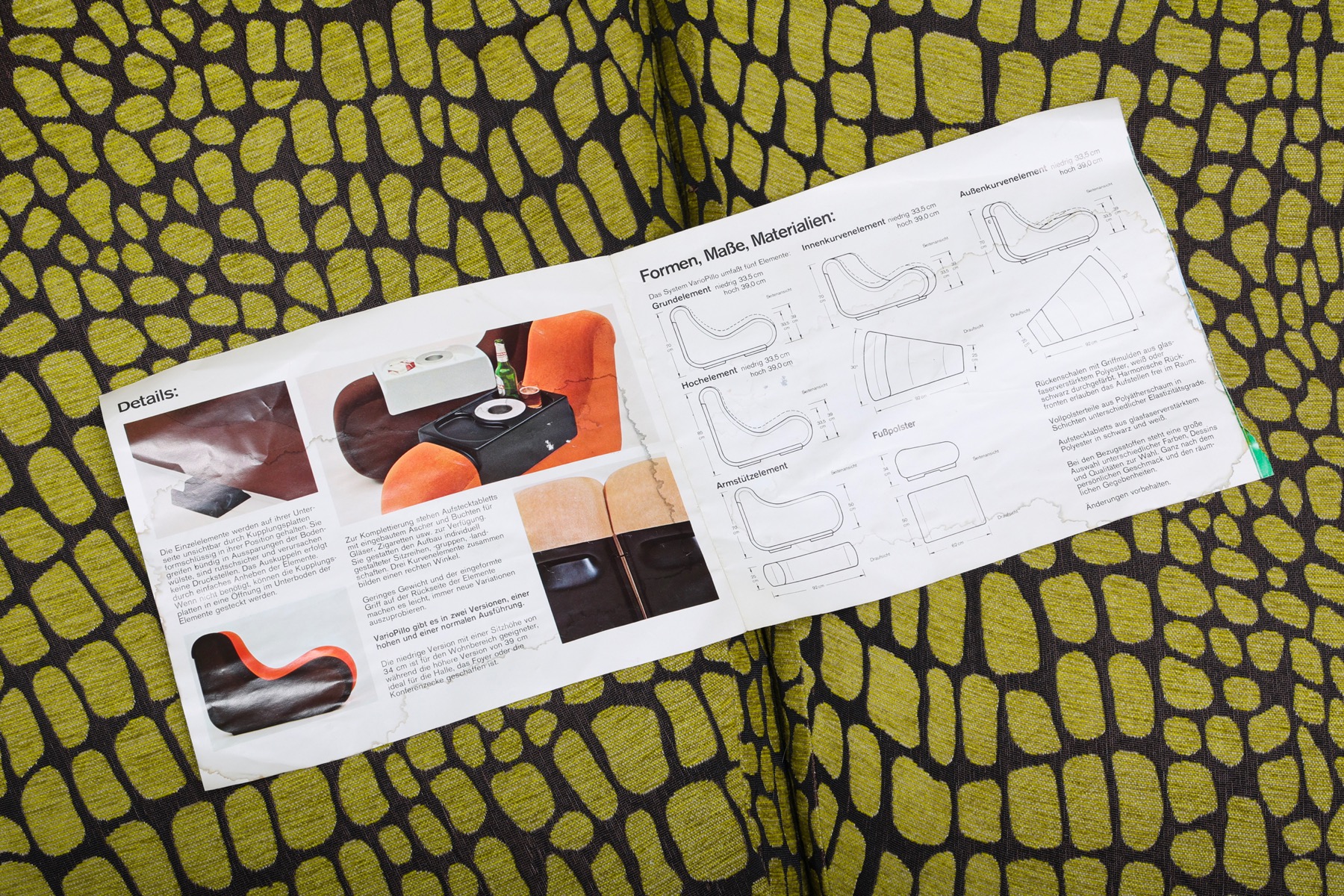 Modular Sofa by Luigi Colani for Rosenthal - 1970's