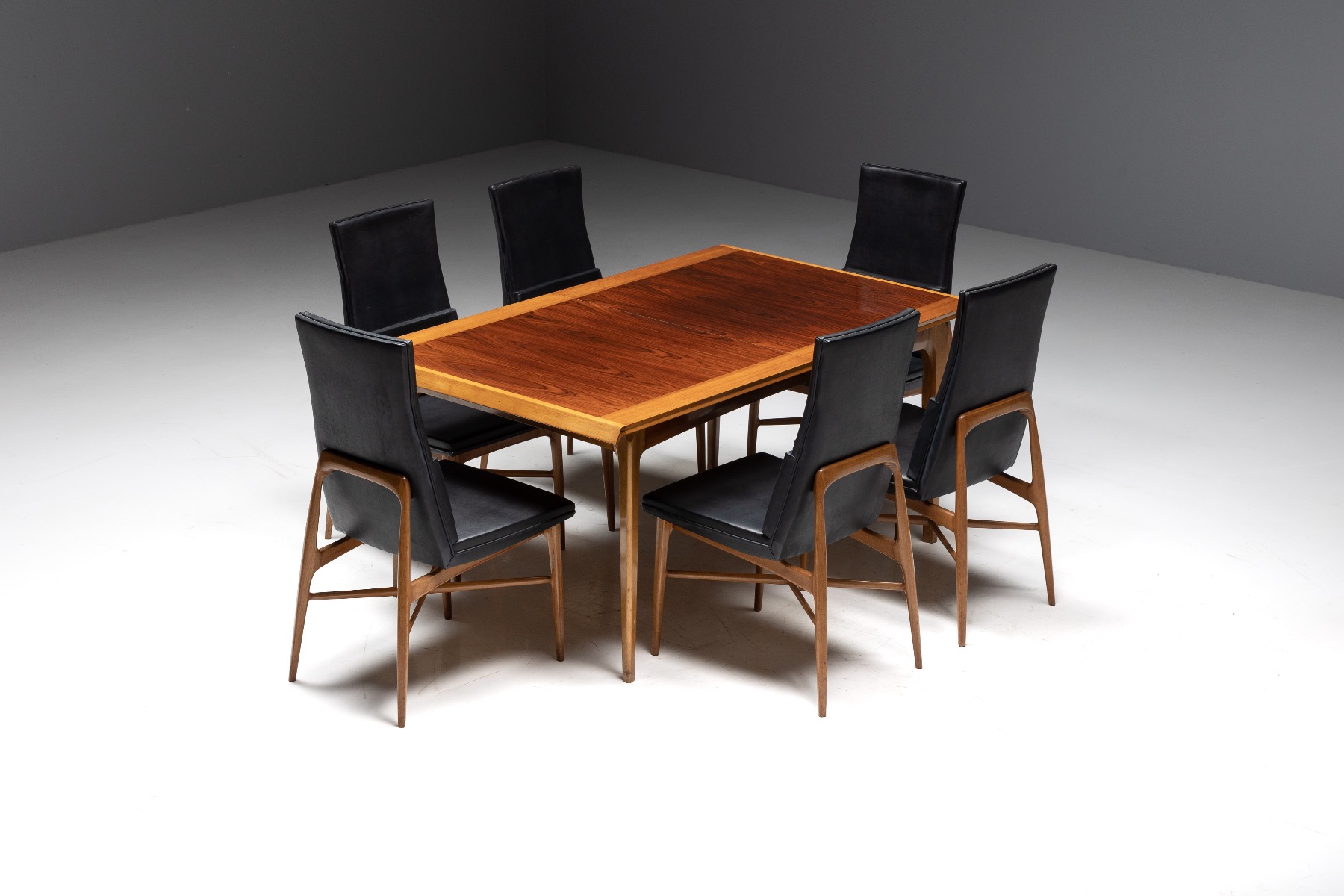 Madison Dining Chairs by Fred Sandra for De Coene - 1960s