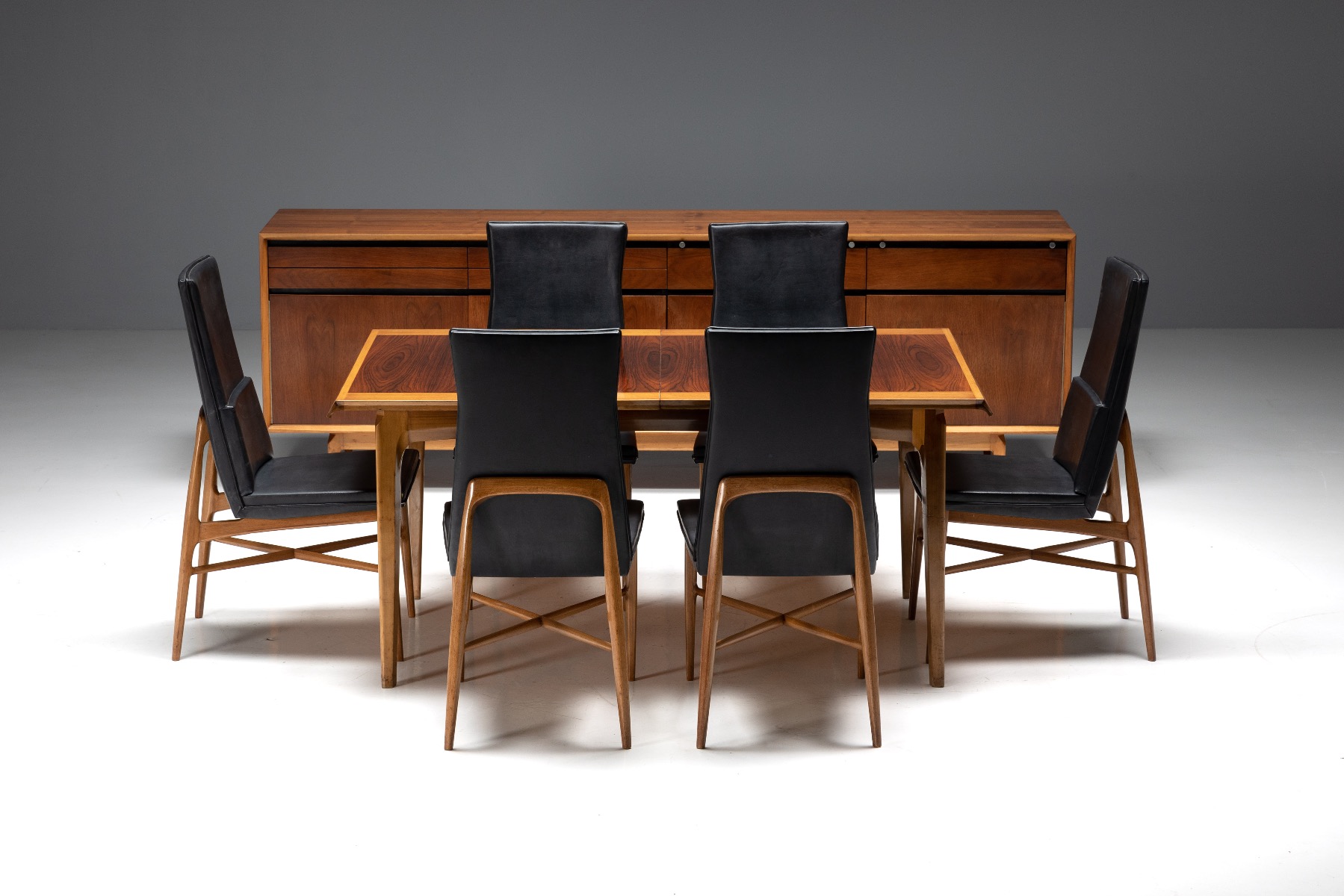 Madison Dining Chairs by Fred Sandra for De Coene - 1960s