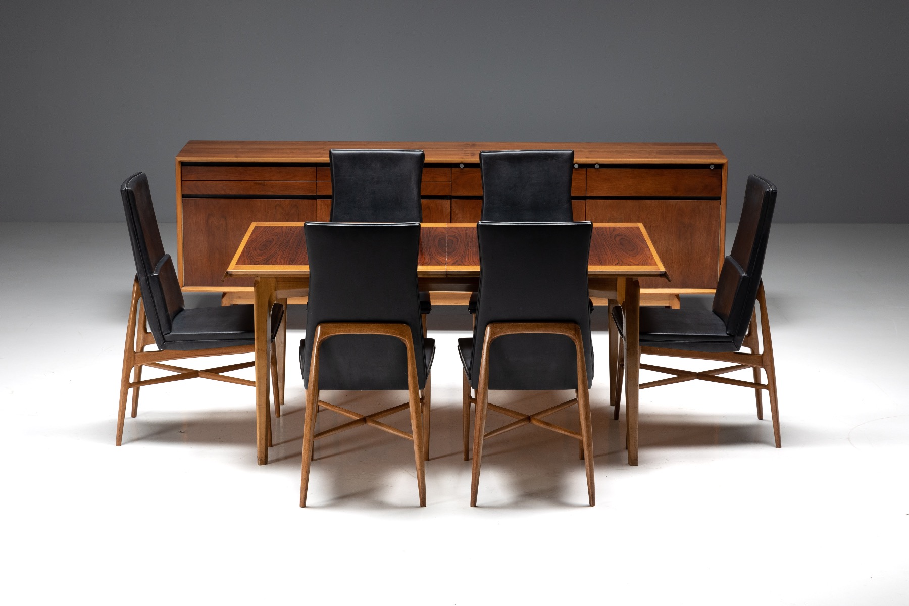 Madison Extendable Dining Table by Fred Sandra for De Coene - 1960s
