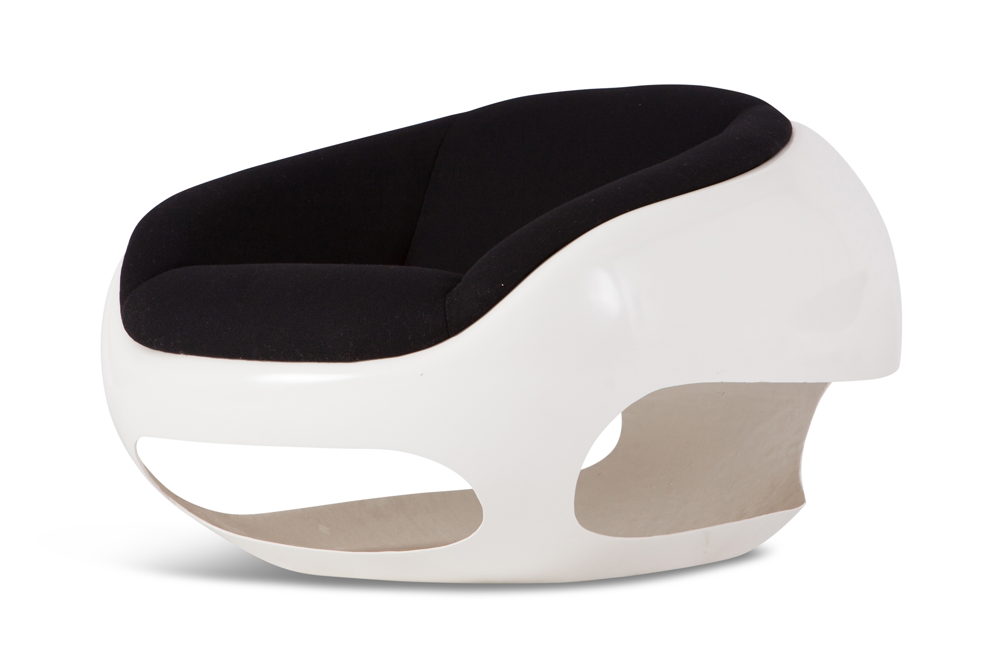 Mario Sabot Sculptural Fiberglass Lounge Chairs - 1960s
