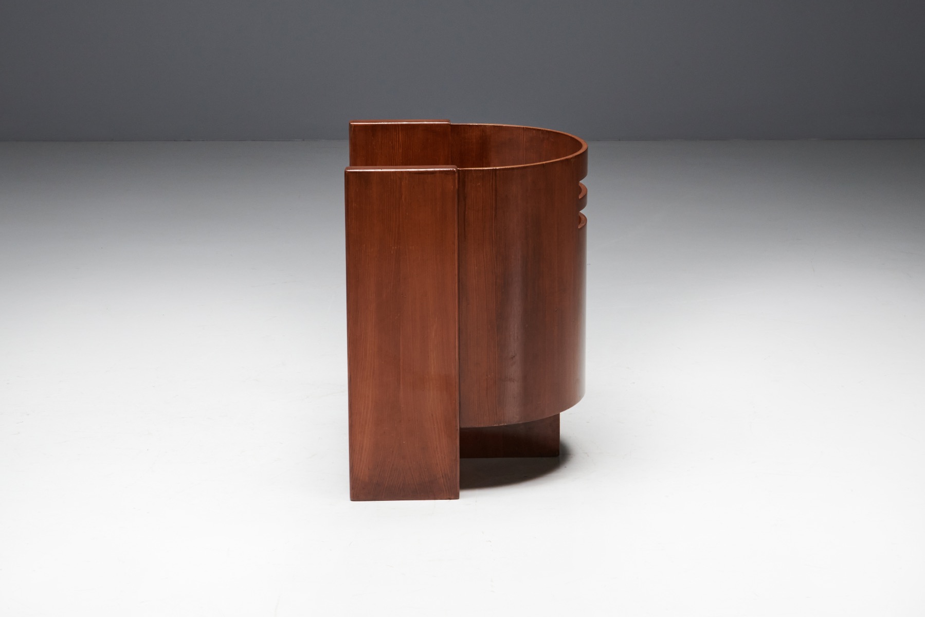 Modernist Armchair in Mahogany - 1930s