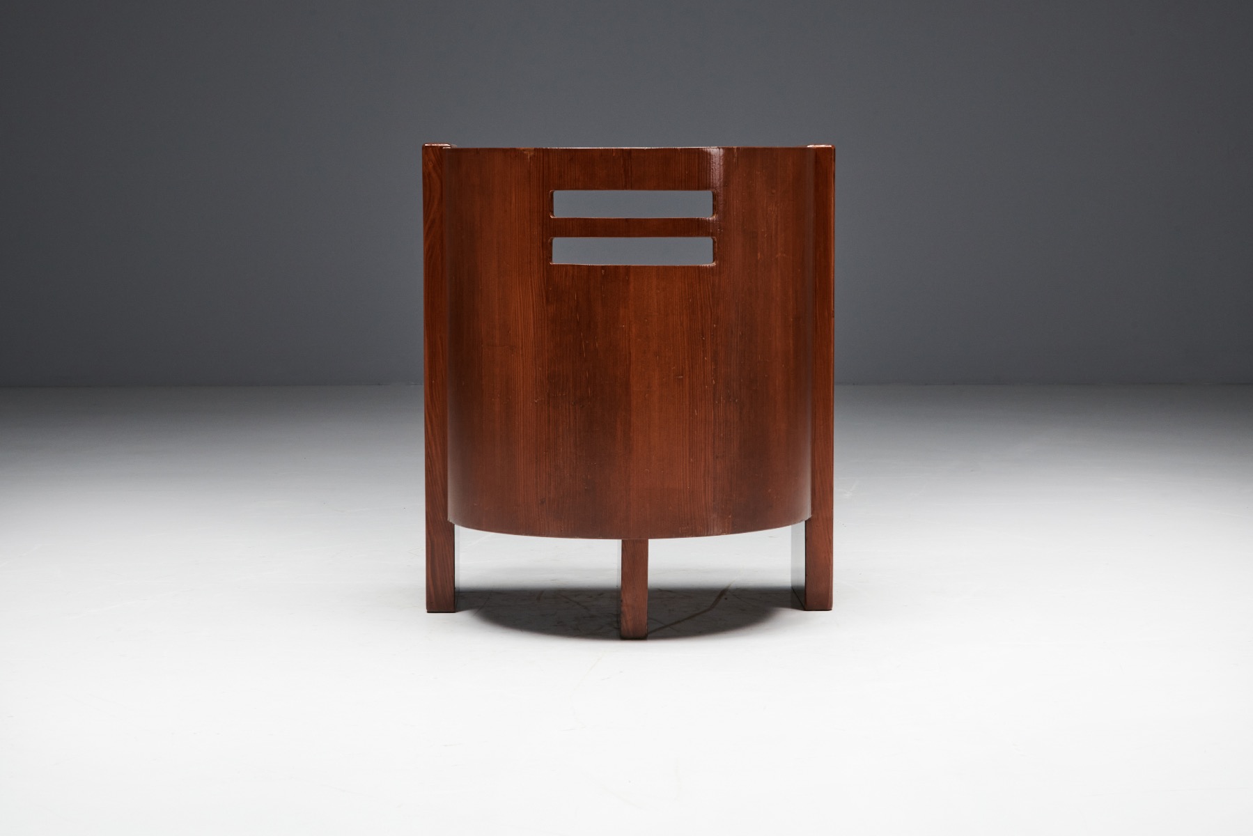 Modernist Armchair in Mahogany - 1930s