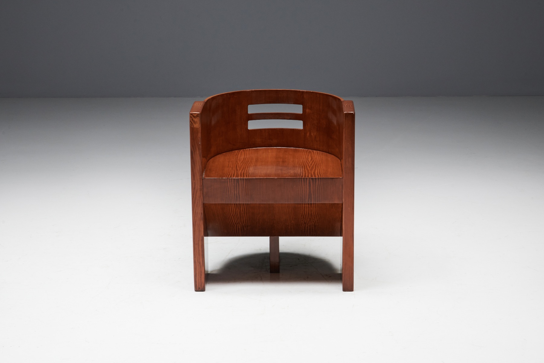 Modernist Armchair in Mahogany - 1930s