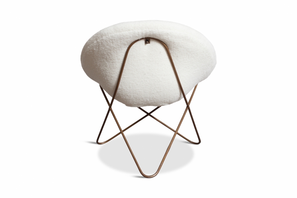 Jean Royère easy chair in Pierre Frey fabric - 1950s