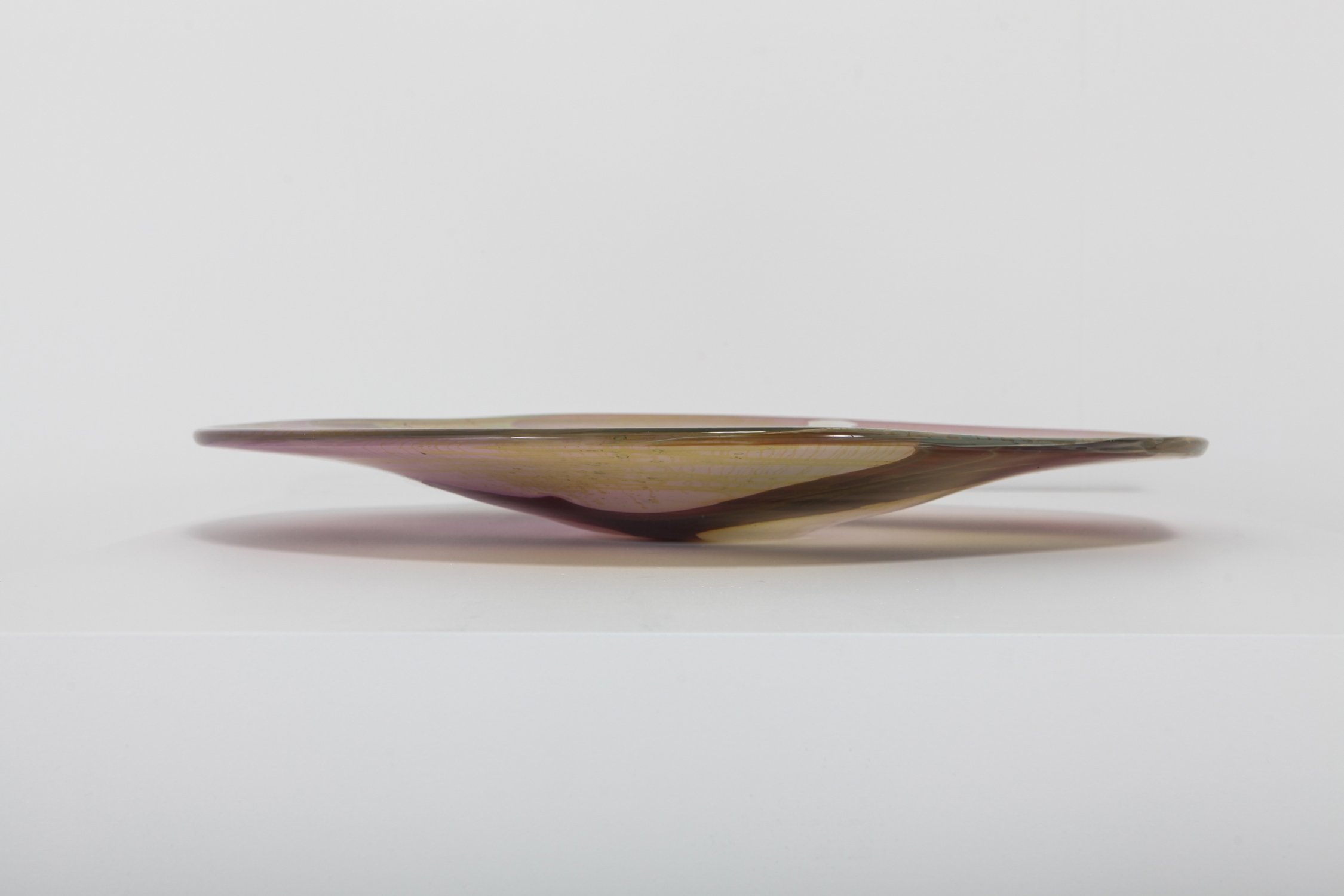 Val St. Lambert Art Glass Center Piece - 1930s