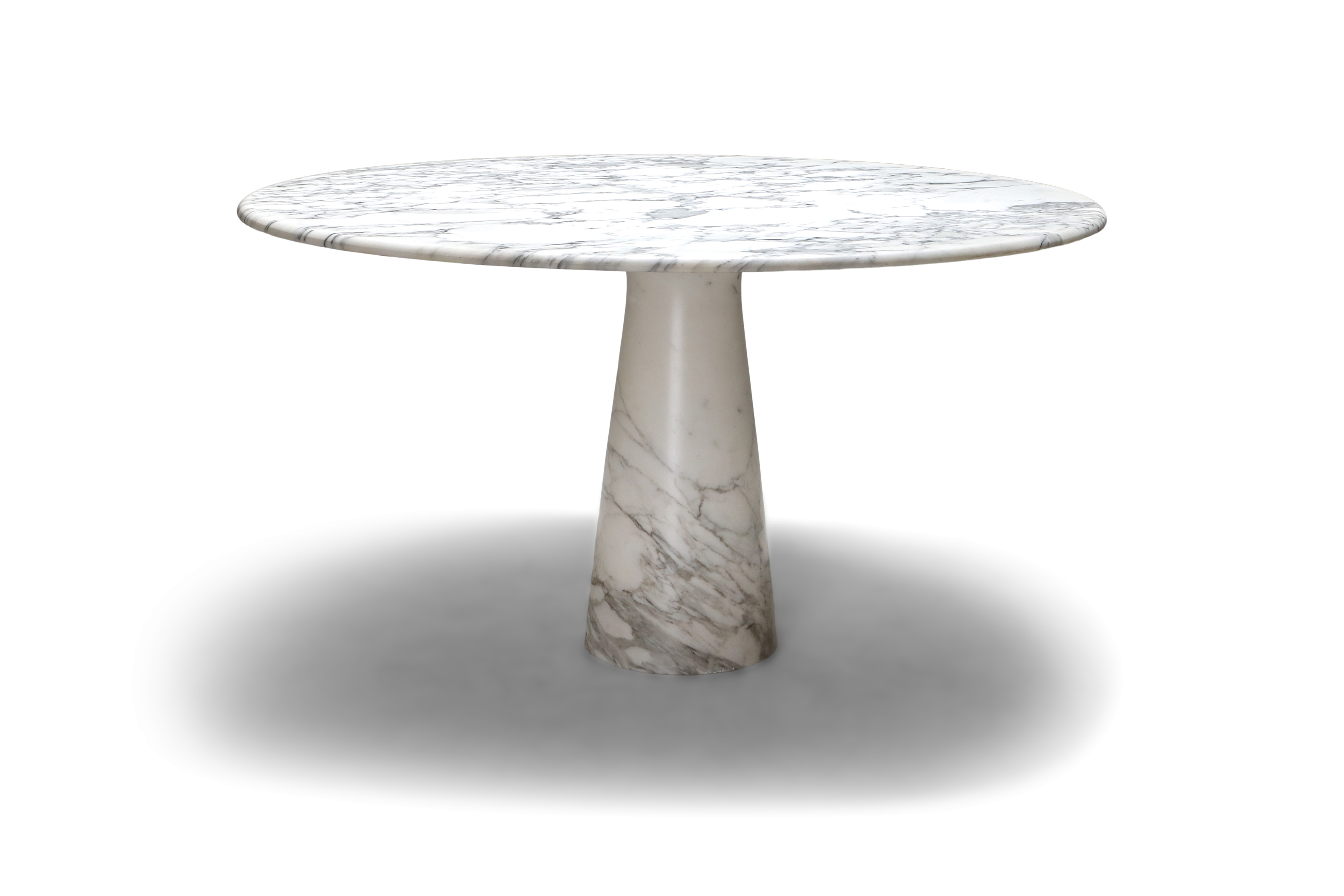 Calacatta marble dining table by Angelo Mangiarotti for Skipper - 1972