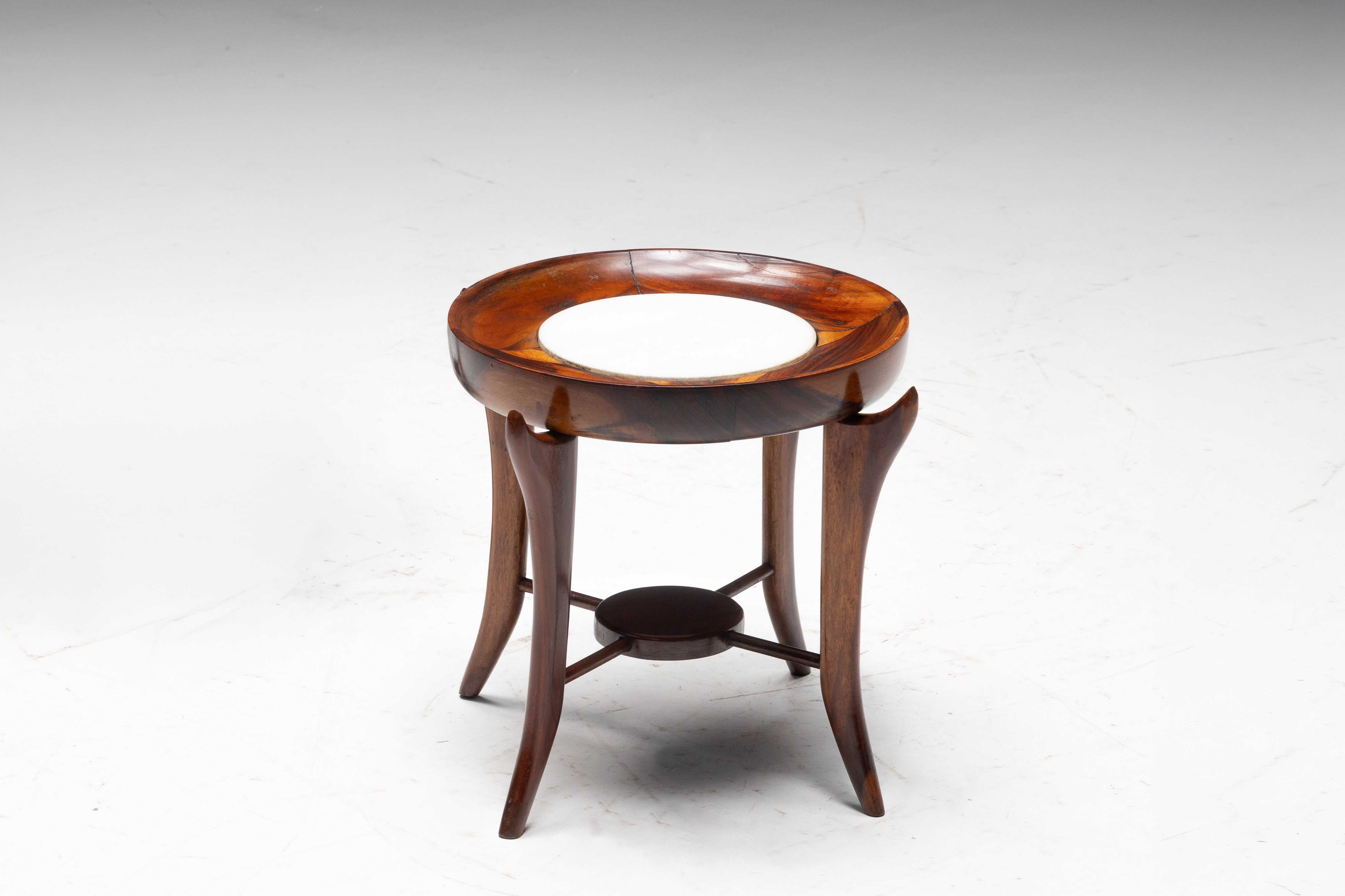 Maracanã Side Table by Giuseppe Scapinelli, Brazil - 1950s