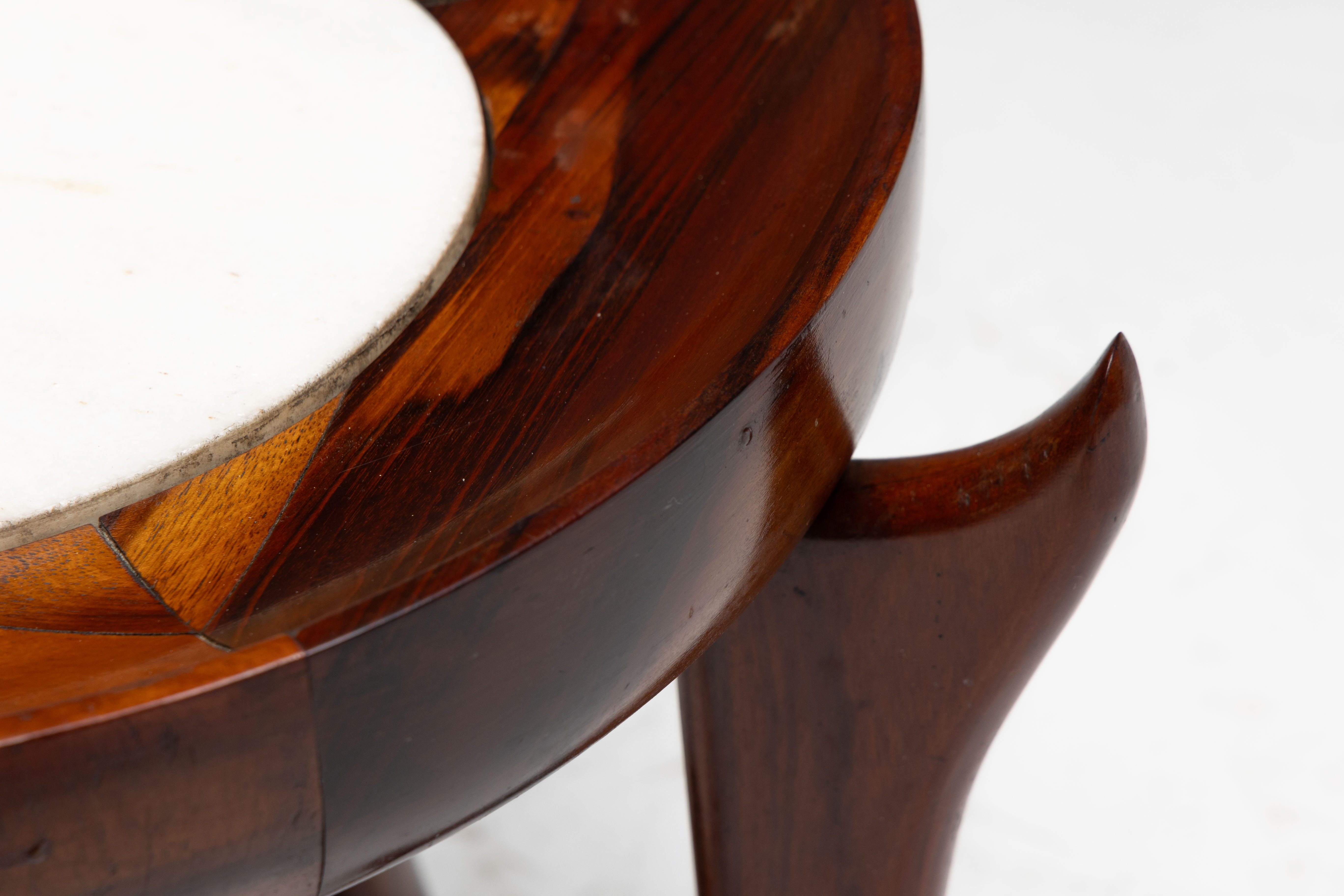 Maracanã Side Table by Giuseppe Scapinelli, Brazil - 1950s