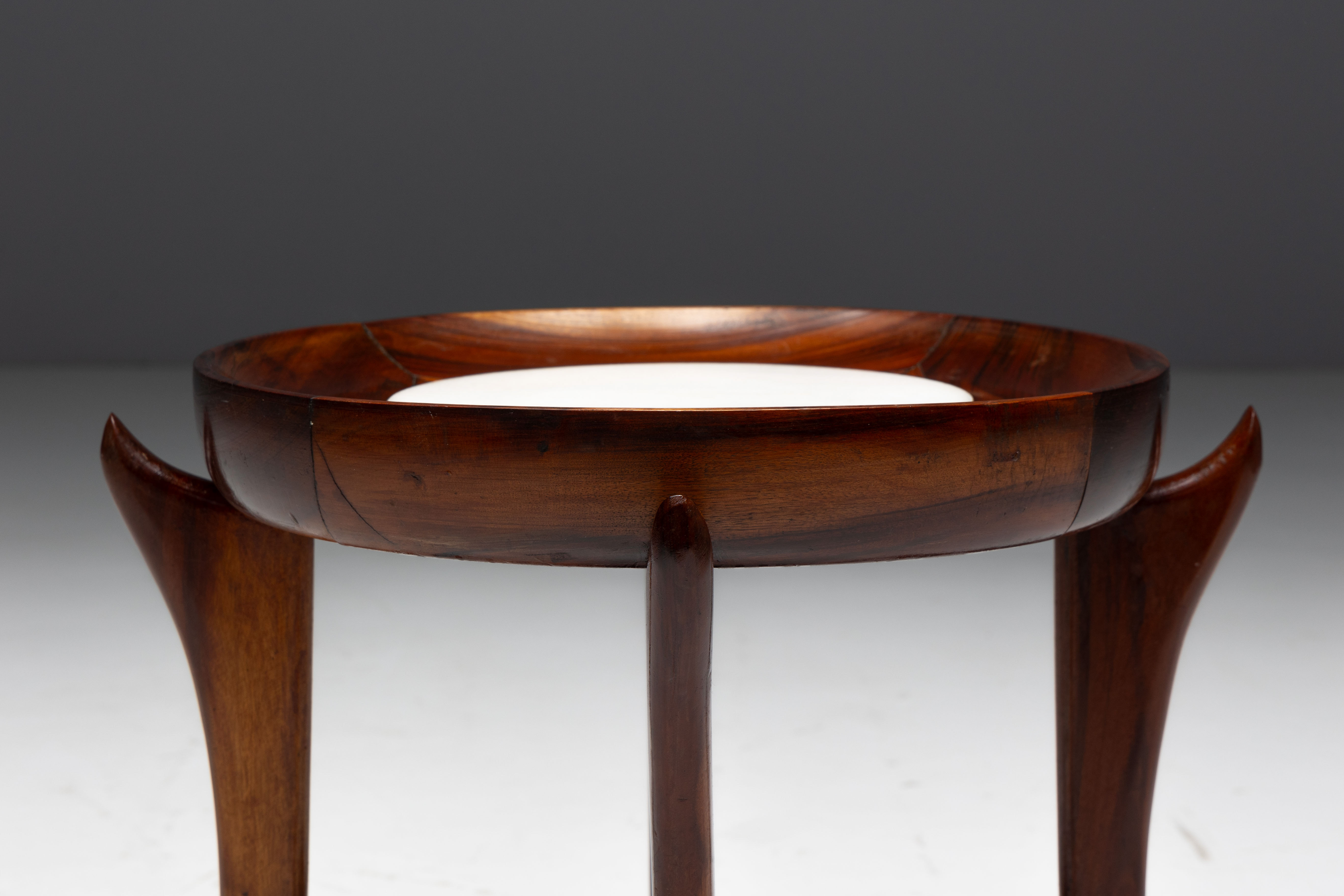 Maracanã Side Table by Giuseppe Scapinelli, Brazil - 1950s