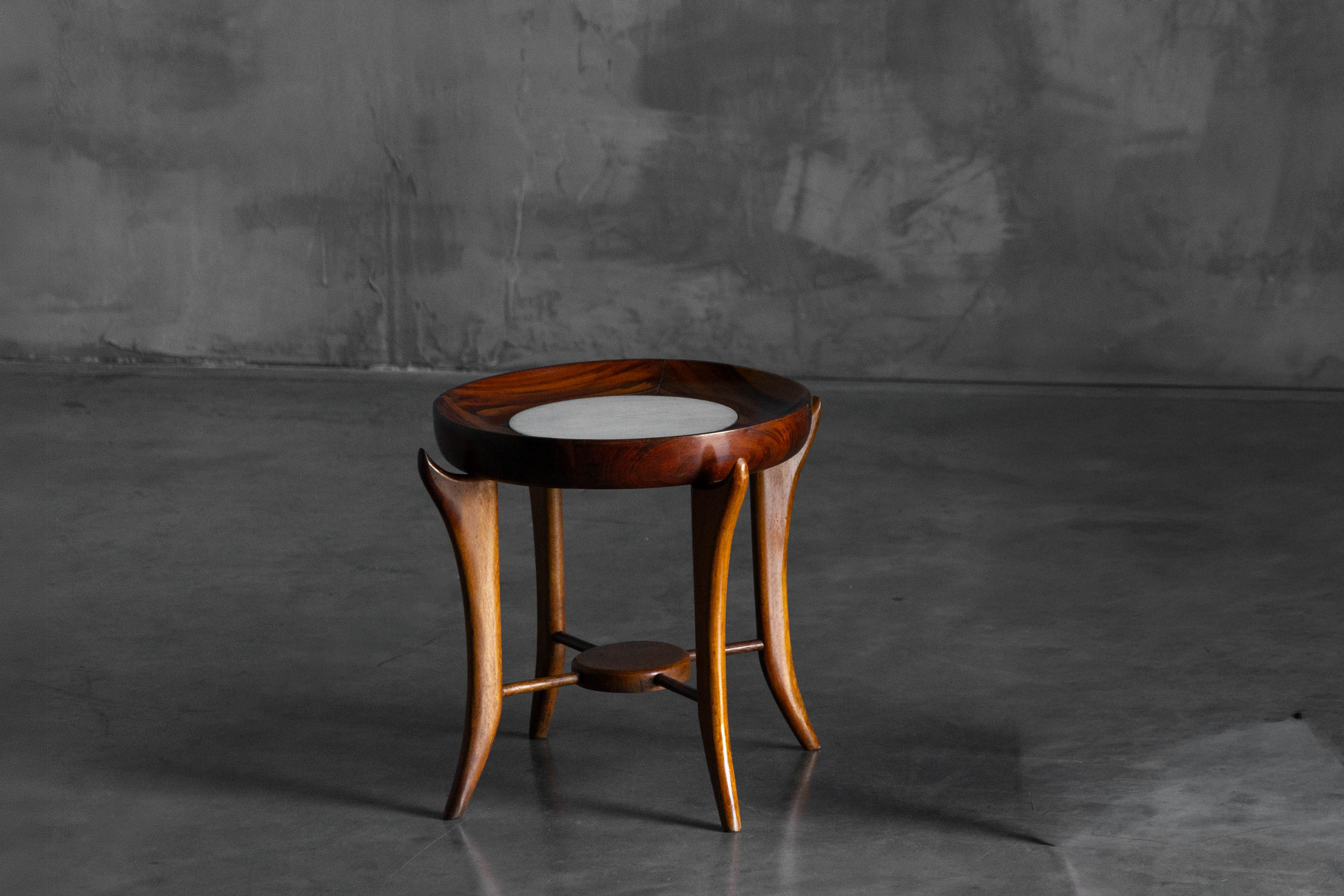 Maracanã Side Table by Giuseppe Scapinelli, Brazil - 1950s