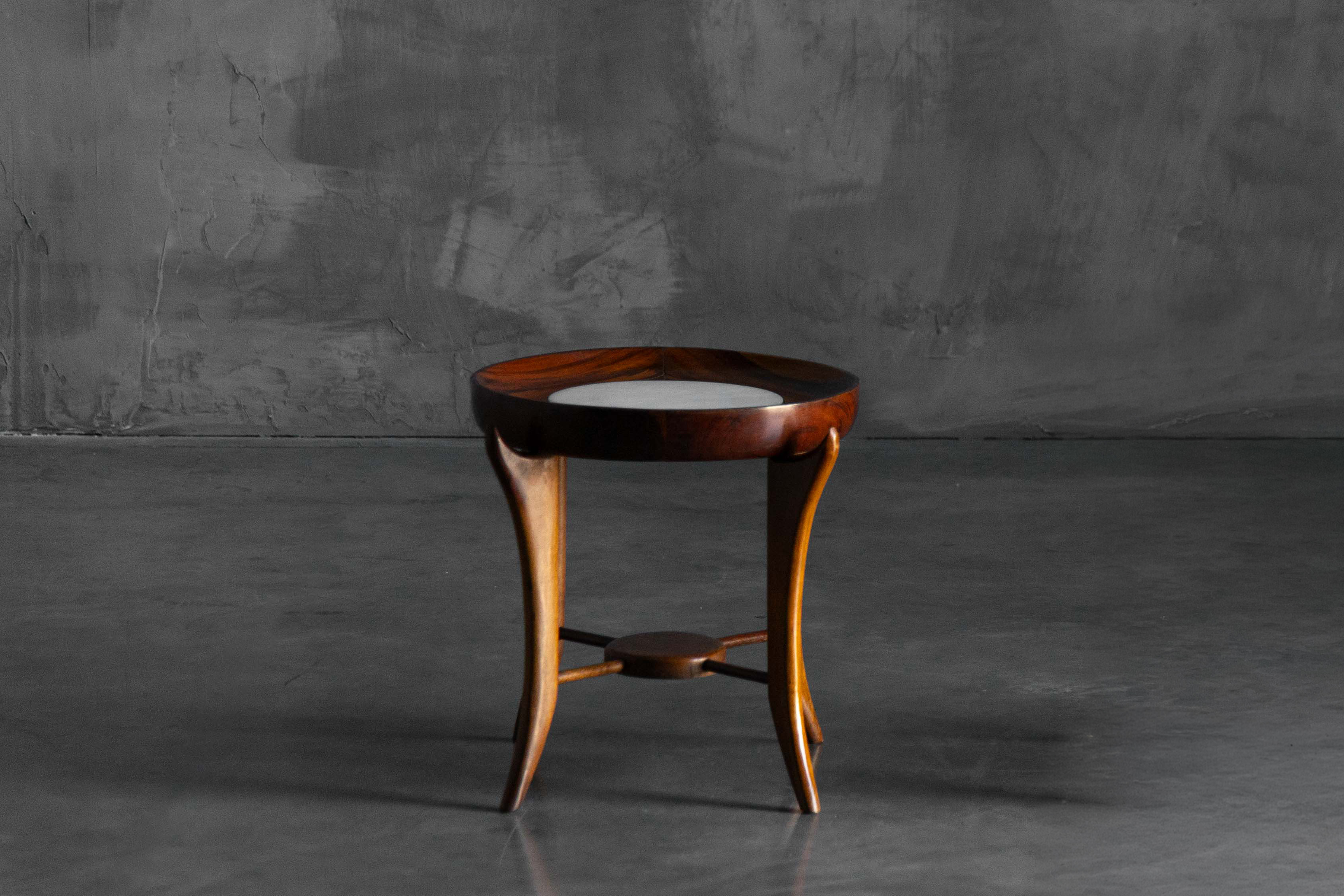 Maracanã Side Table by Giuseppe Scapinelli, Brazil - 1950s