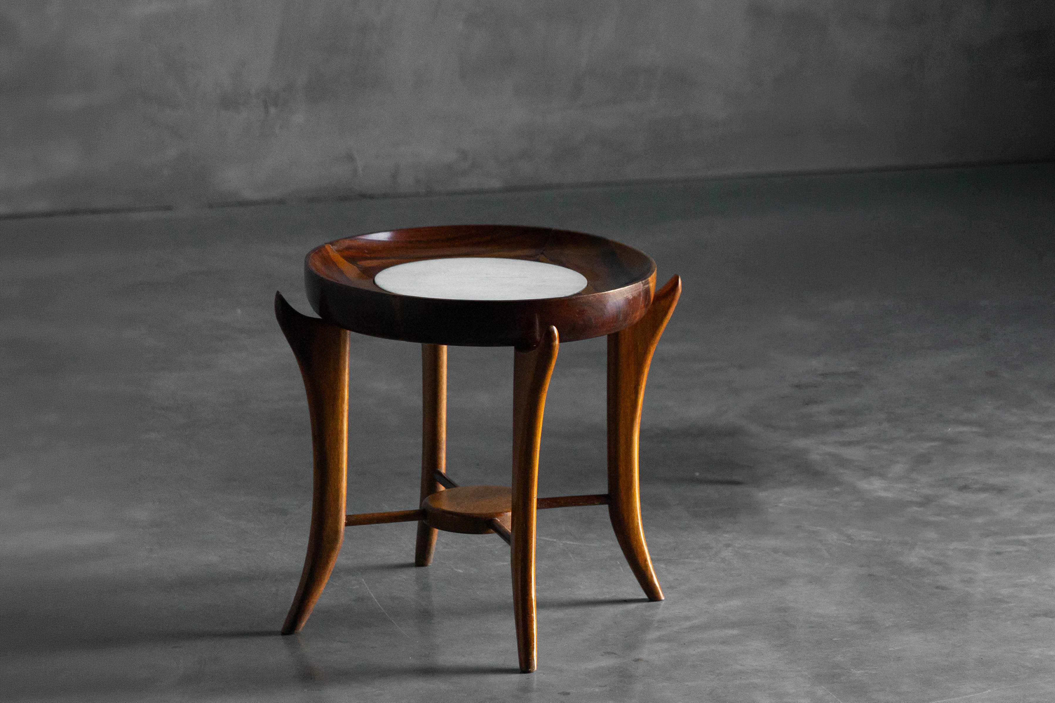 Maracanã Side Table by Giuseppe Scapinelli, Brazil - 1950s