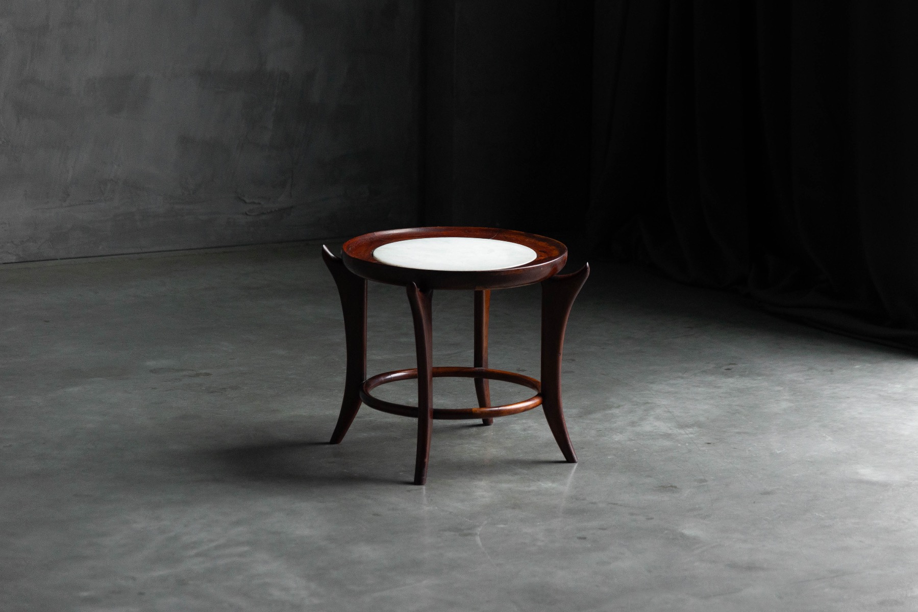 Maracanã Side Table by Giuseppe Scapinelli, Brazil - 1950s