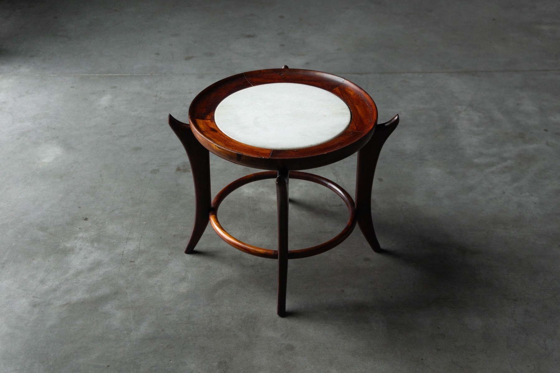 Maracanã Side Table by Giuseppe Scapinelli, Brazil - 1950s