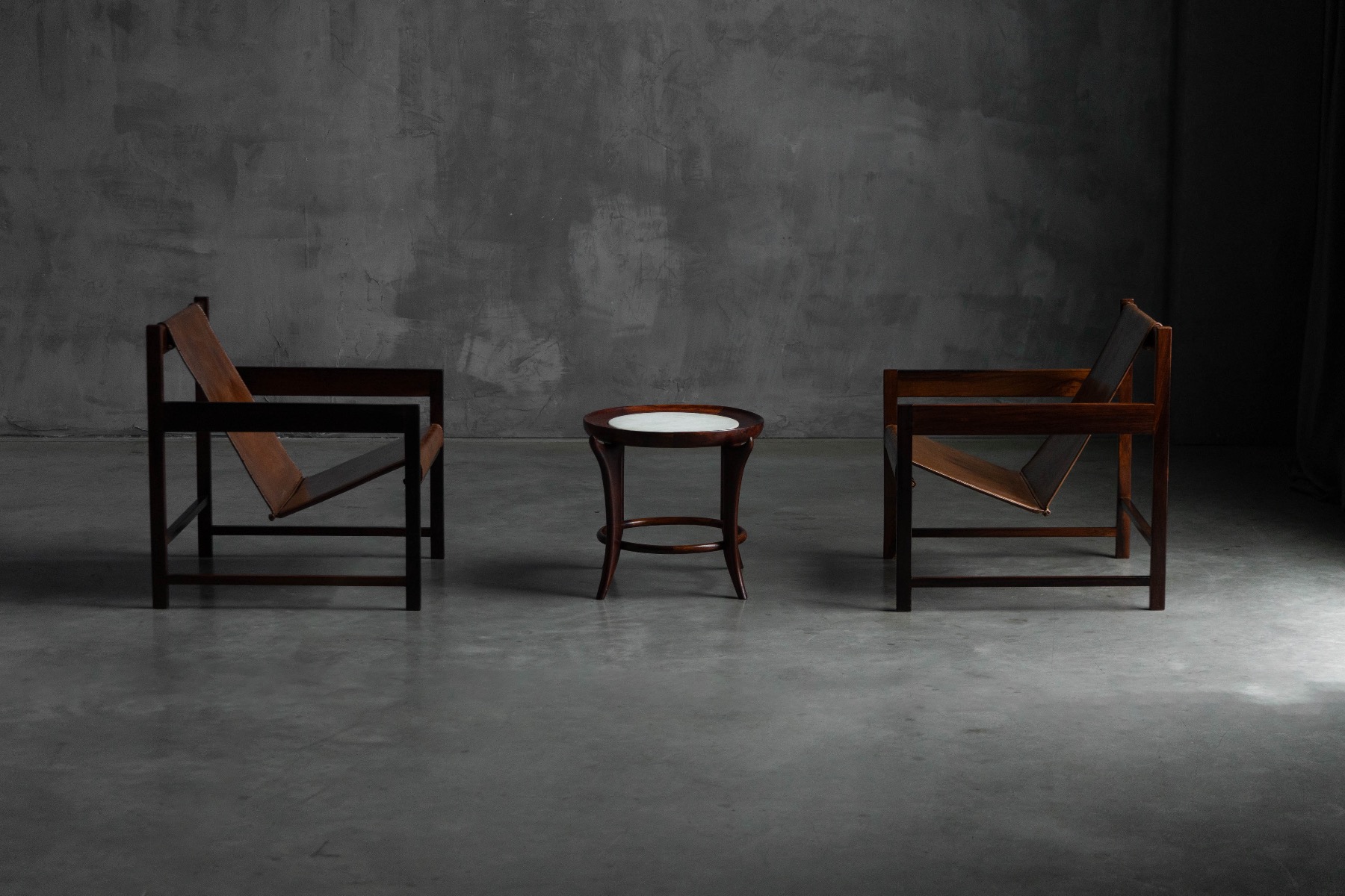 Maracanã Side Table by Giuseppe Scapinelli, Brazil - 1950s