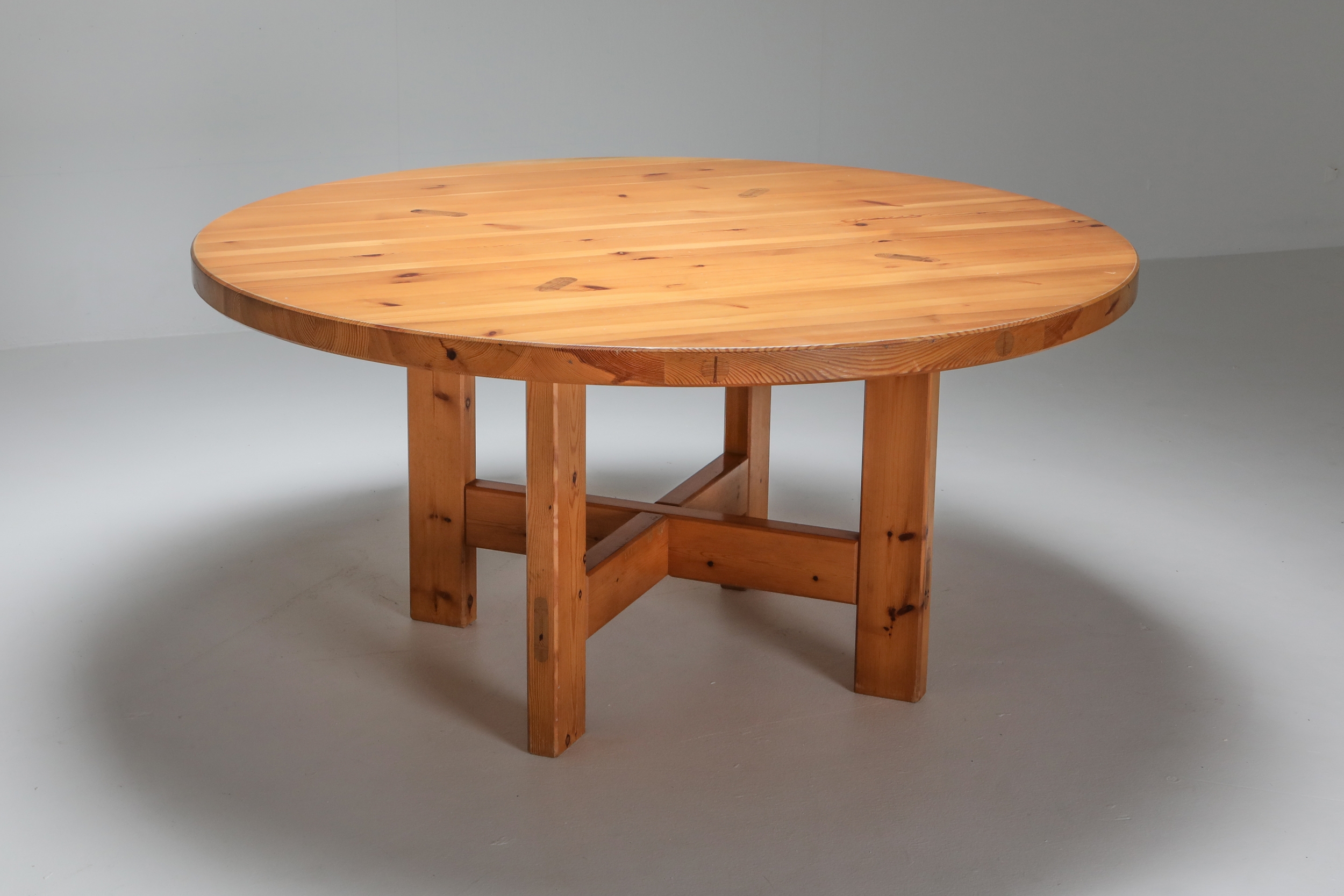 Roland Wilhelmsson Solid Pine Dining Table for Karl Anderson & Söner, Sweden - 1960's