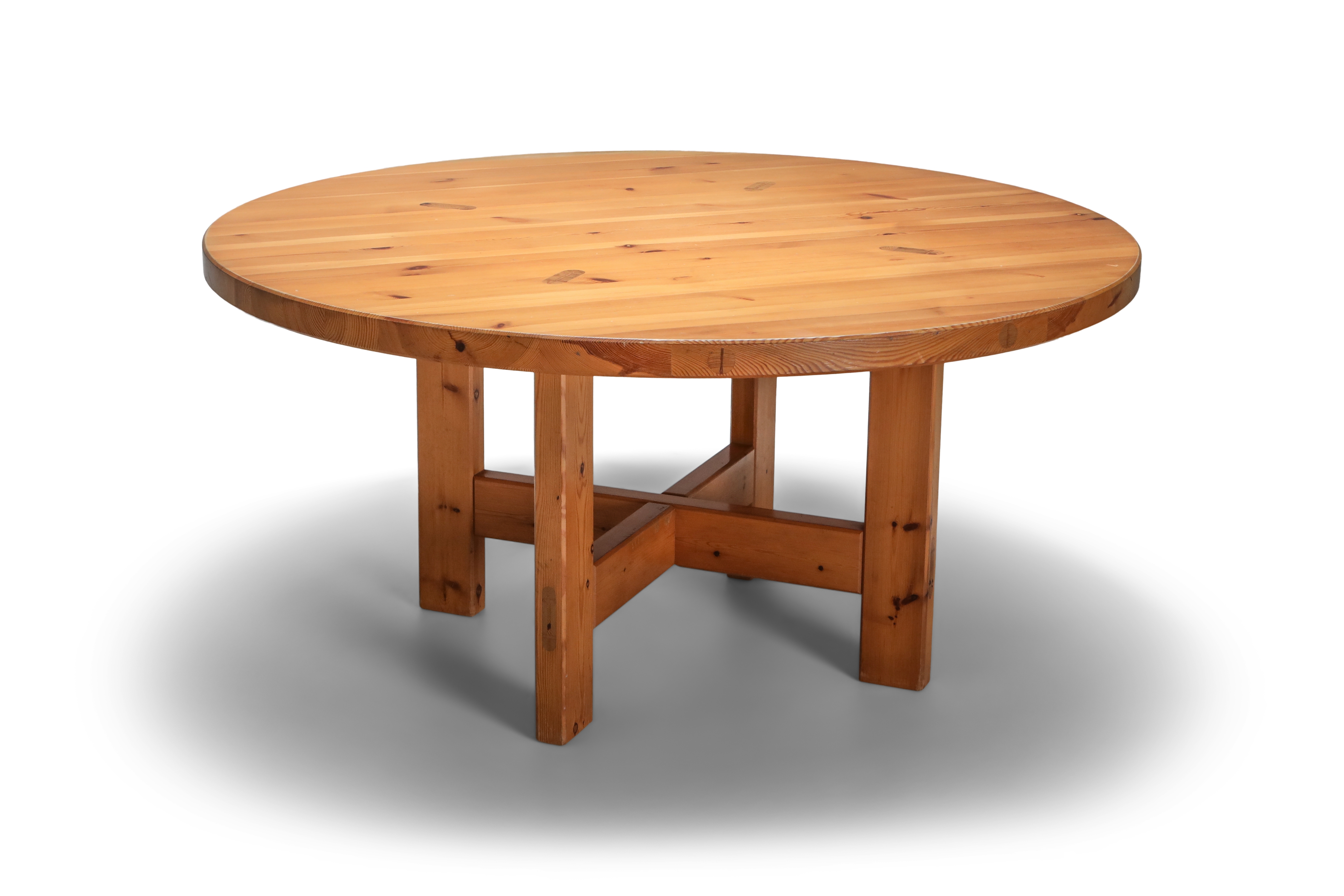 Roland Wilhelmsson Solid Pine Dining Table for Karl Anderson & Söner, Sweden - 1960's