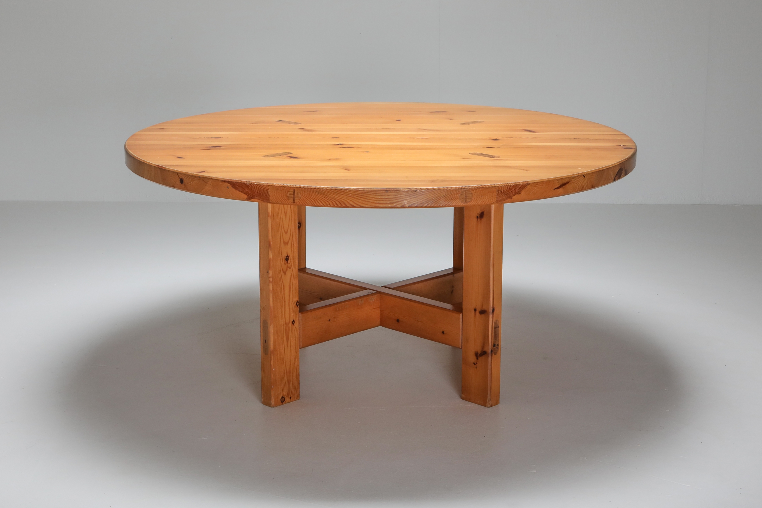 Roland Wilhelmsson Solid Pine Dining Table for Karl Anderson & Söner, Sweden - 1960's