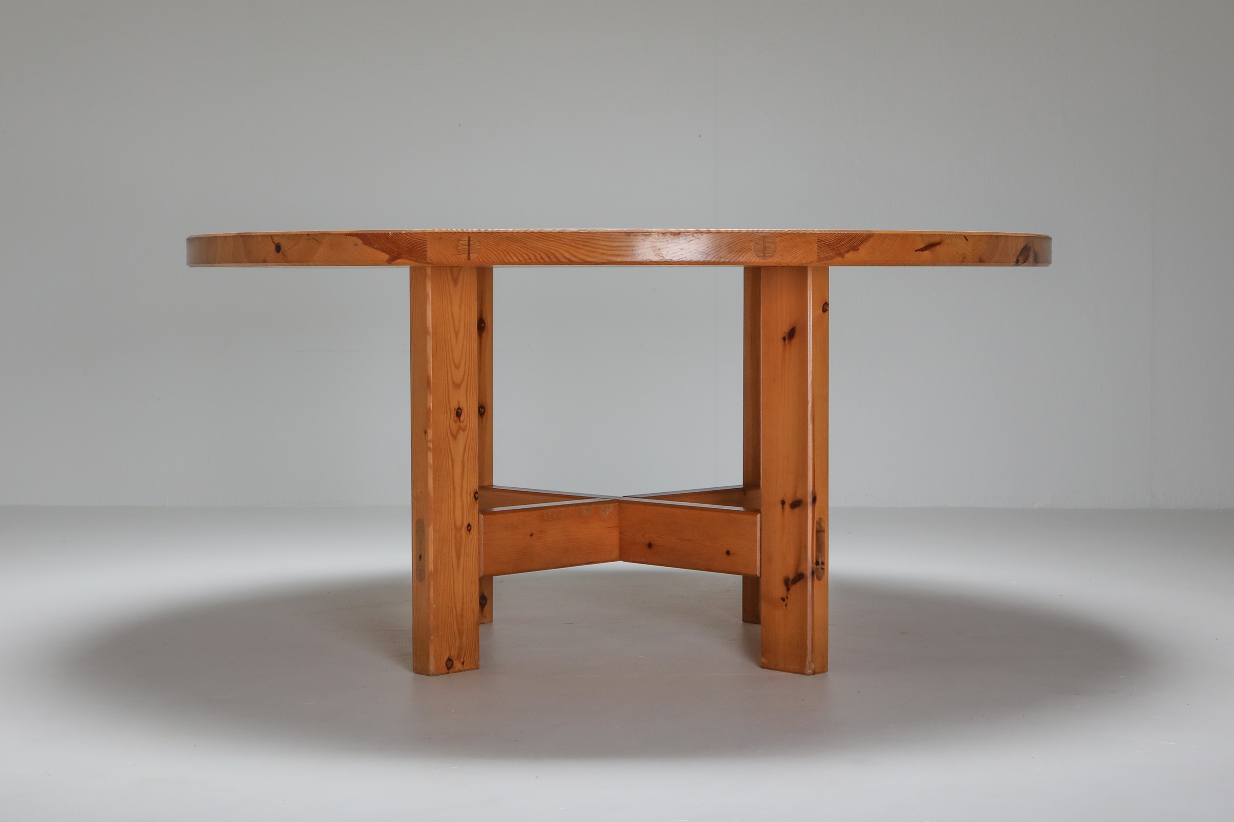 Roland Wilhelmsson Solid Pine Dining Table for Karl Anderson & Söner, Sweden - 1960's