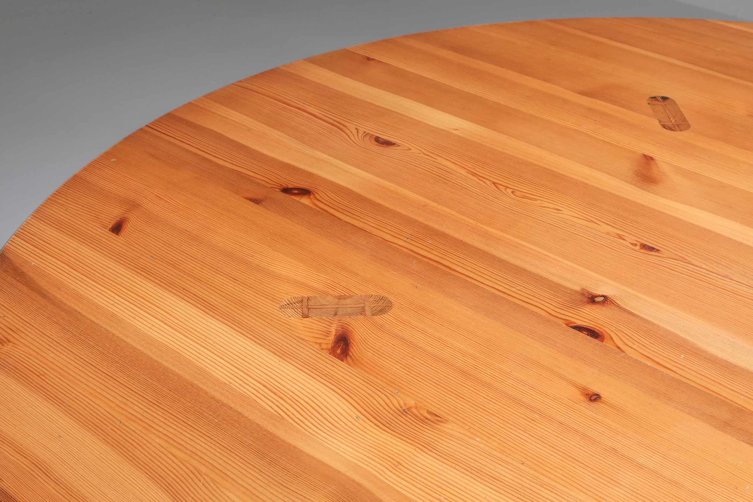 Roland Wilhelmsson Solid Pine Dining Table for Karl Anderson & Söner, Sweden - 1960's