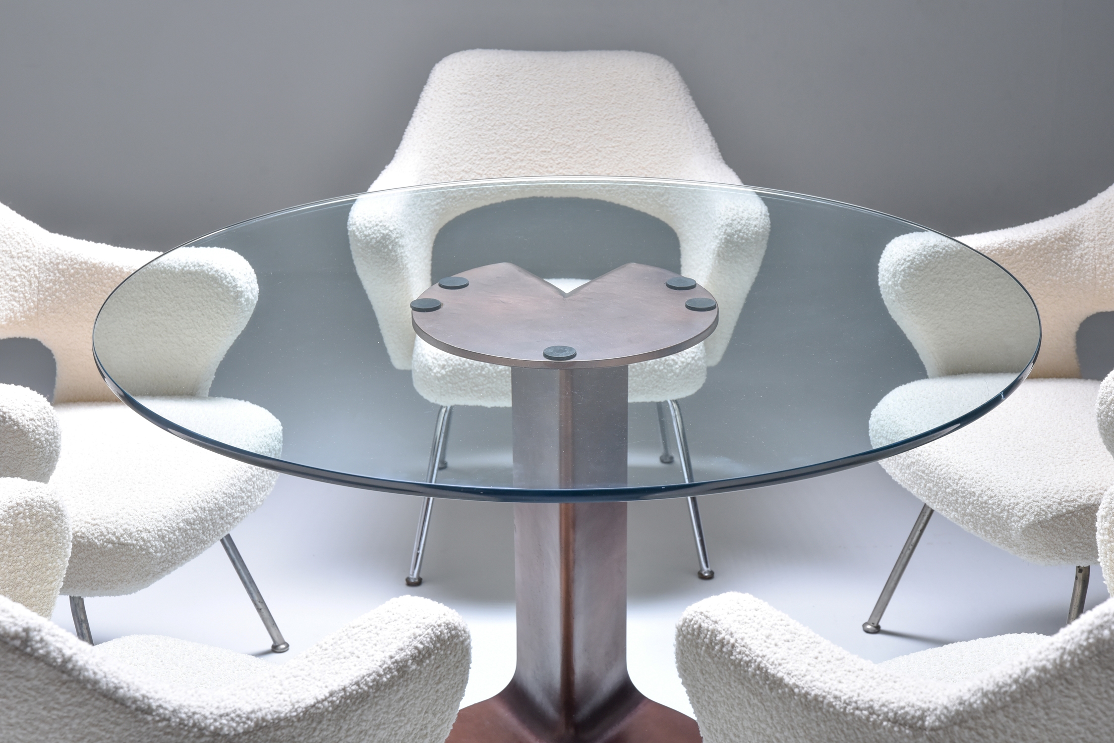 Afra & Tobia Scarpa bronze table TL59 - 1975