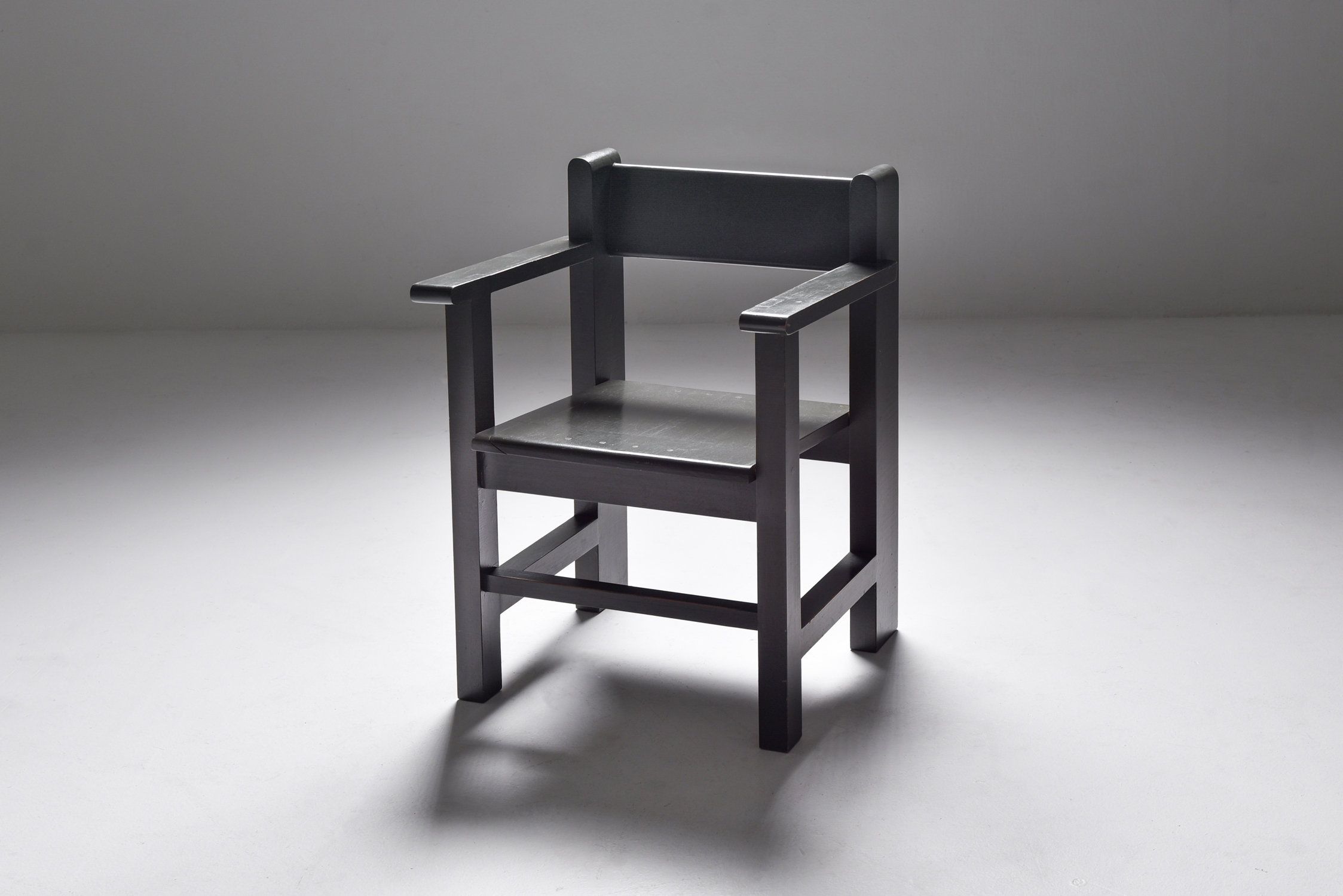 Dutch modernist pair of armchairs by Gerard Wijnen - 1950s