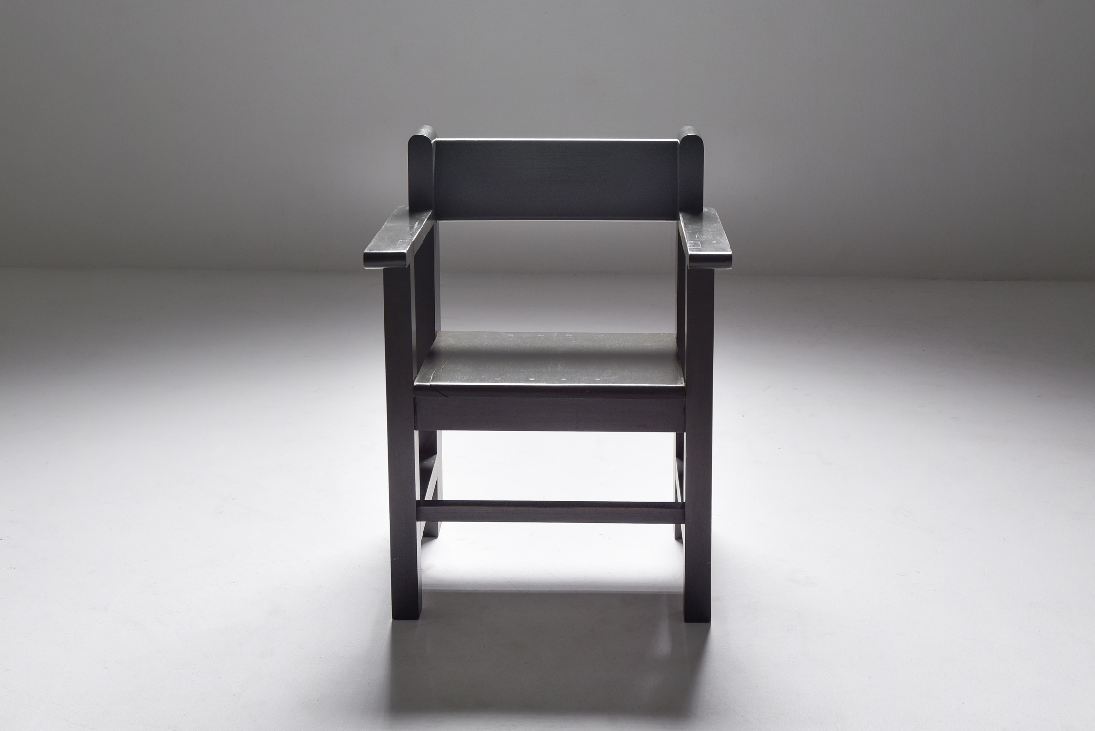 Dutch modernist pair of armchairs by Gerard Wijnen - 1950s