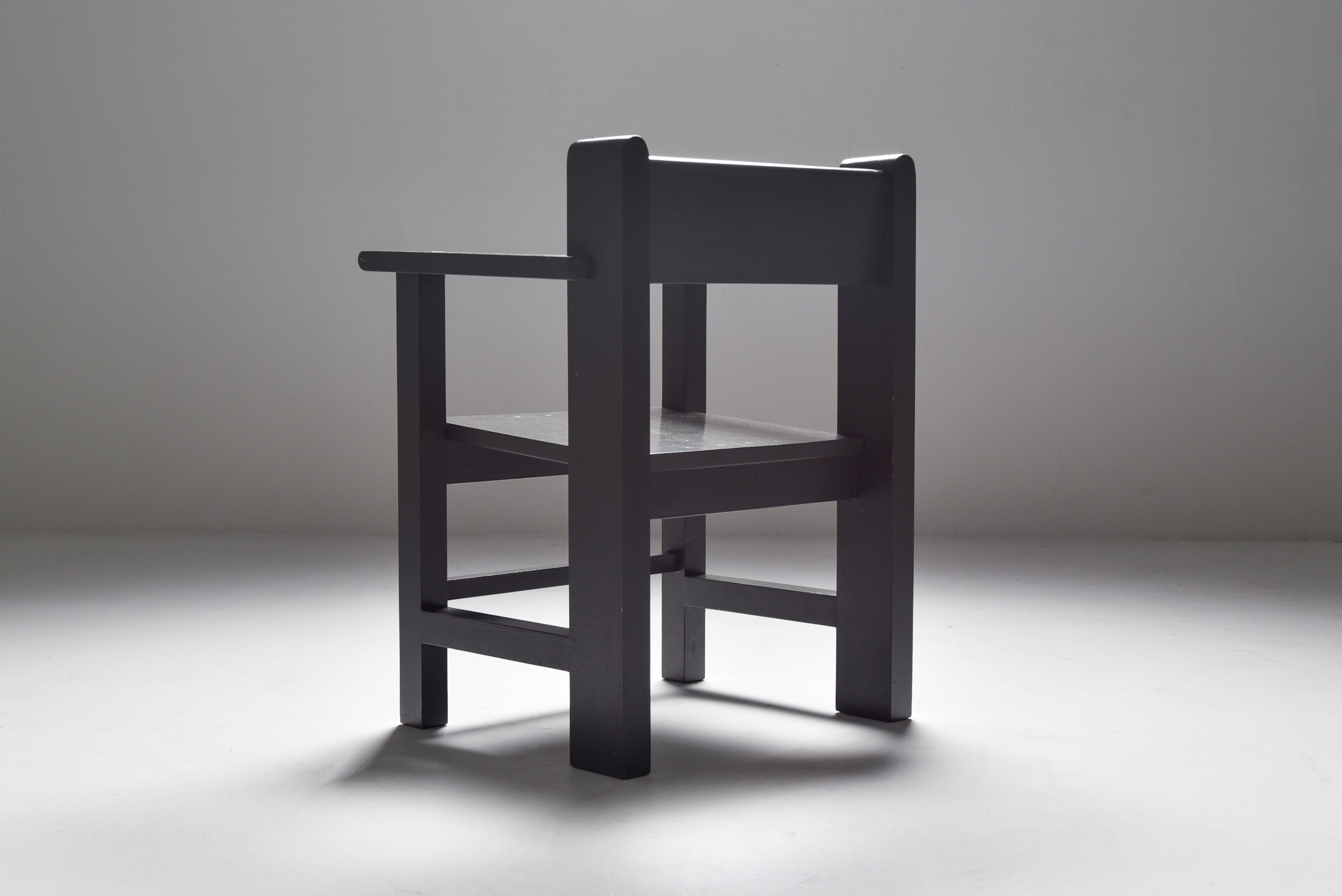 Dutch modernist pair of armchairs by Gerard Wijnen - 1950s