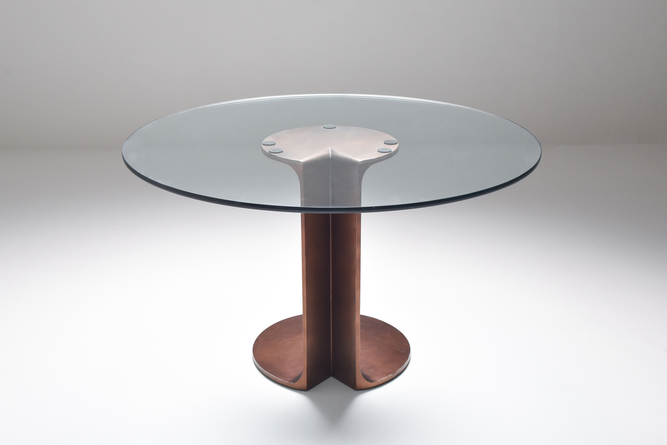 Afra & Tobia Scarpa bronze table TL59 - 1975
