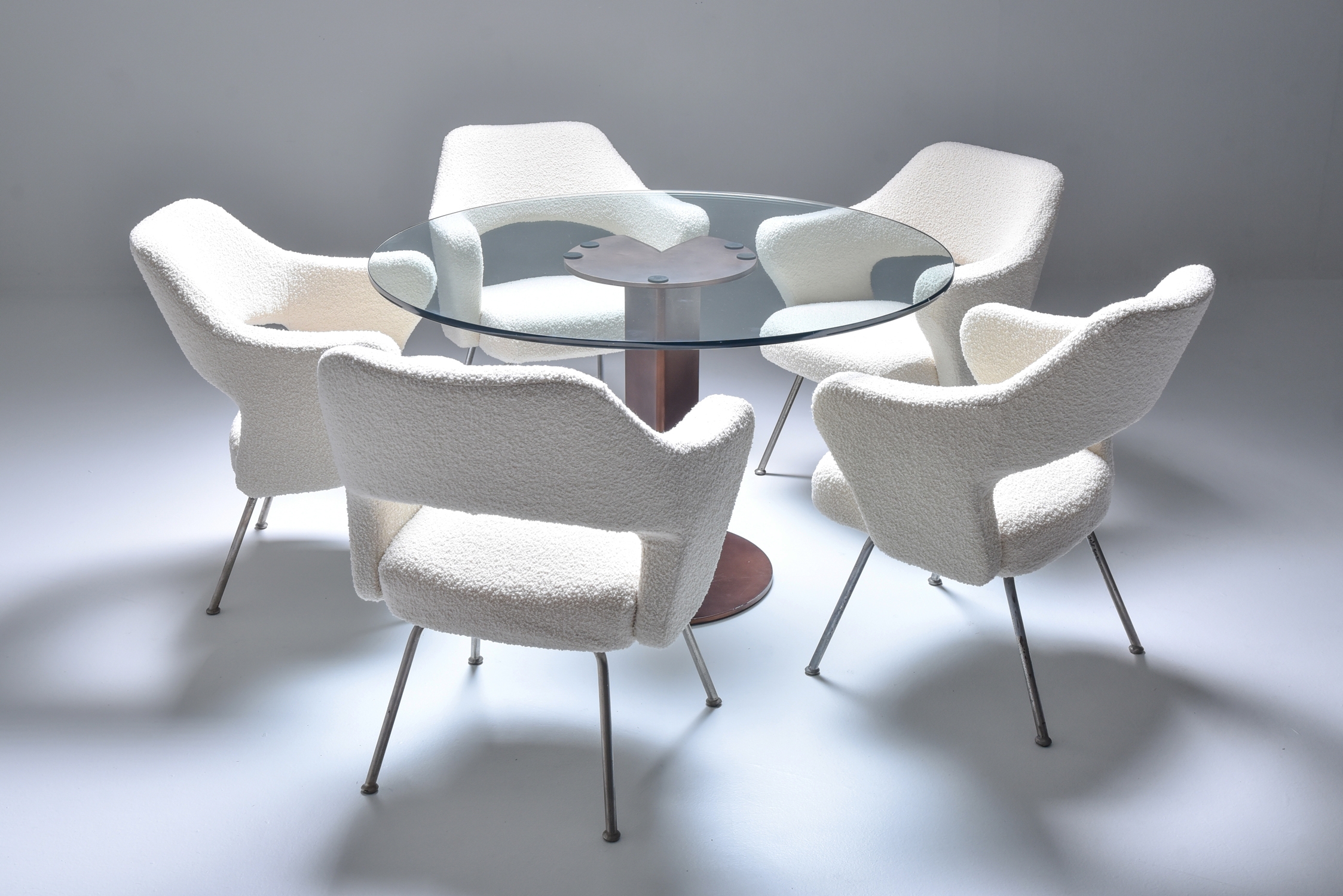 Afra & Tobia Scarpa bronze table TL59 - 1975