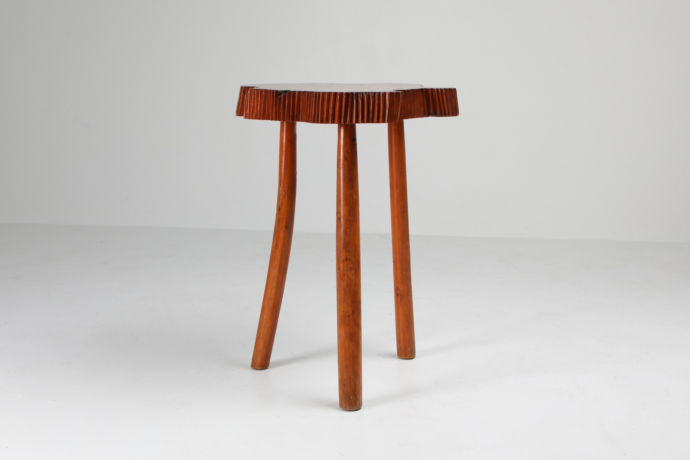 Wabi Sabi Burl Occasional Table - 1970s