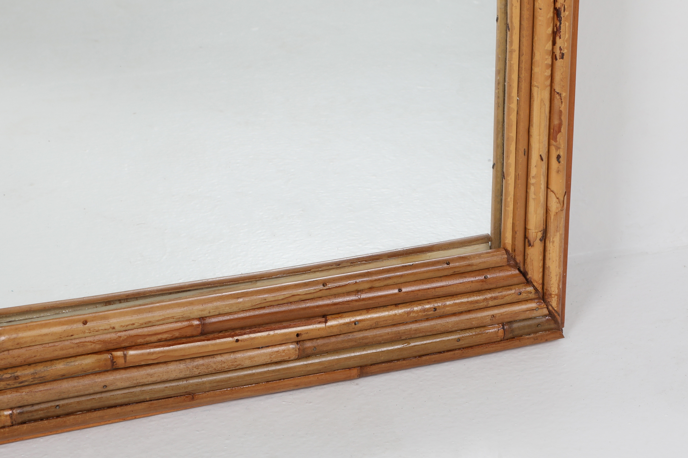 Vivai Del Sud Large Tropicalist Mirror - 1970s