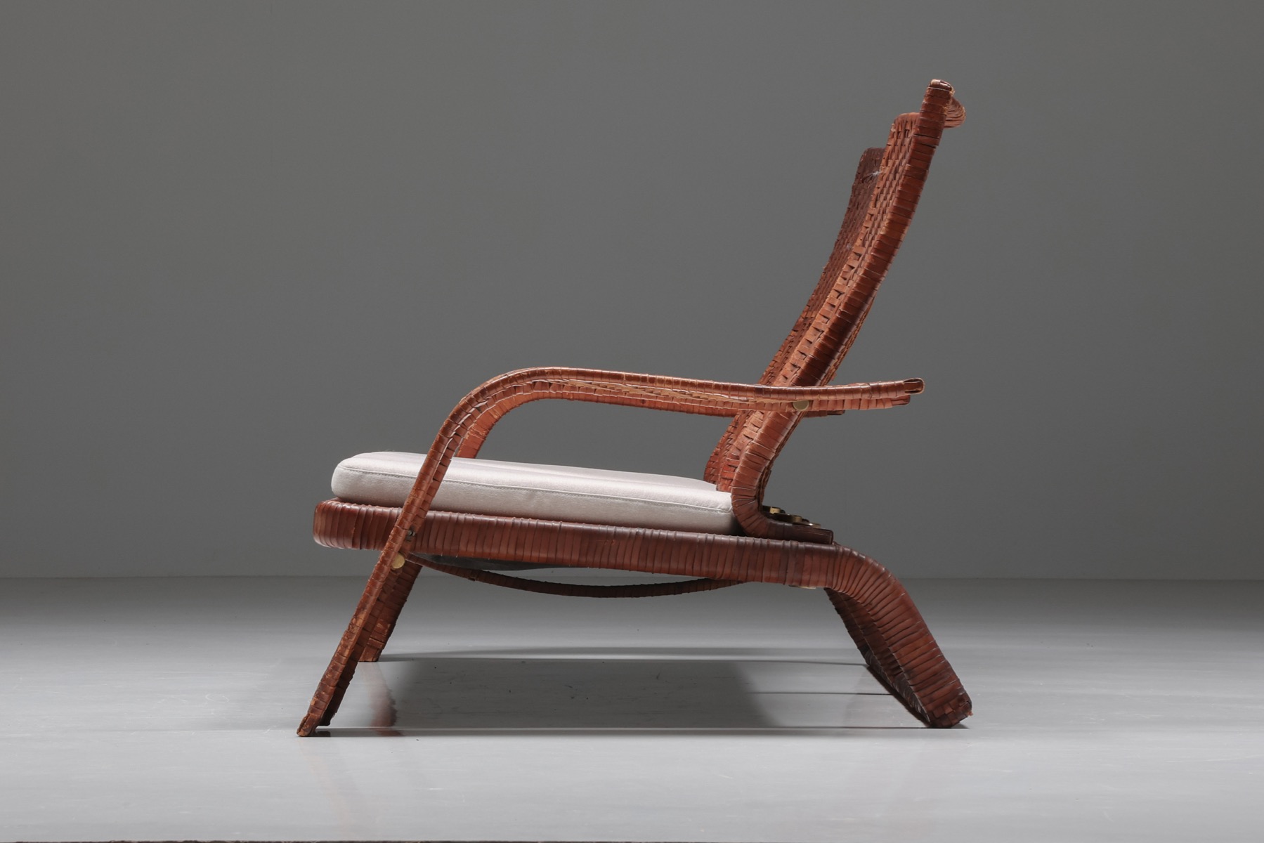 Marzio Cecchi Leather 2-Seater Couch - 1970's