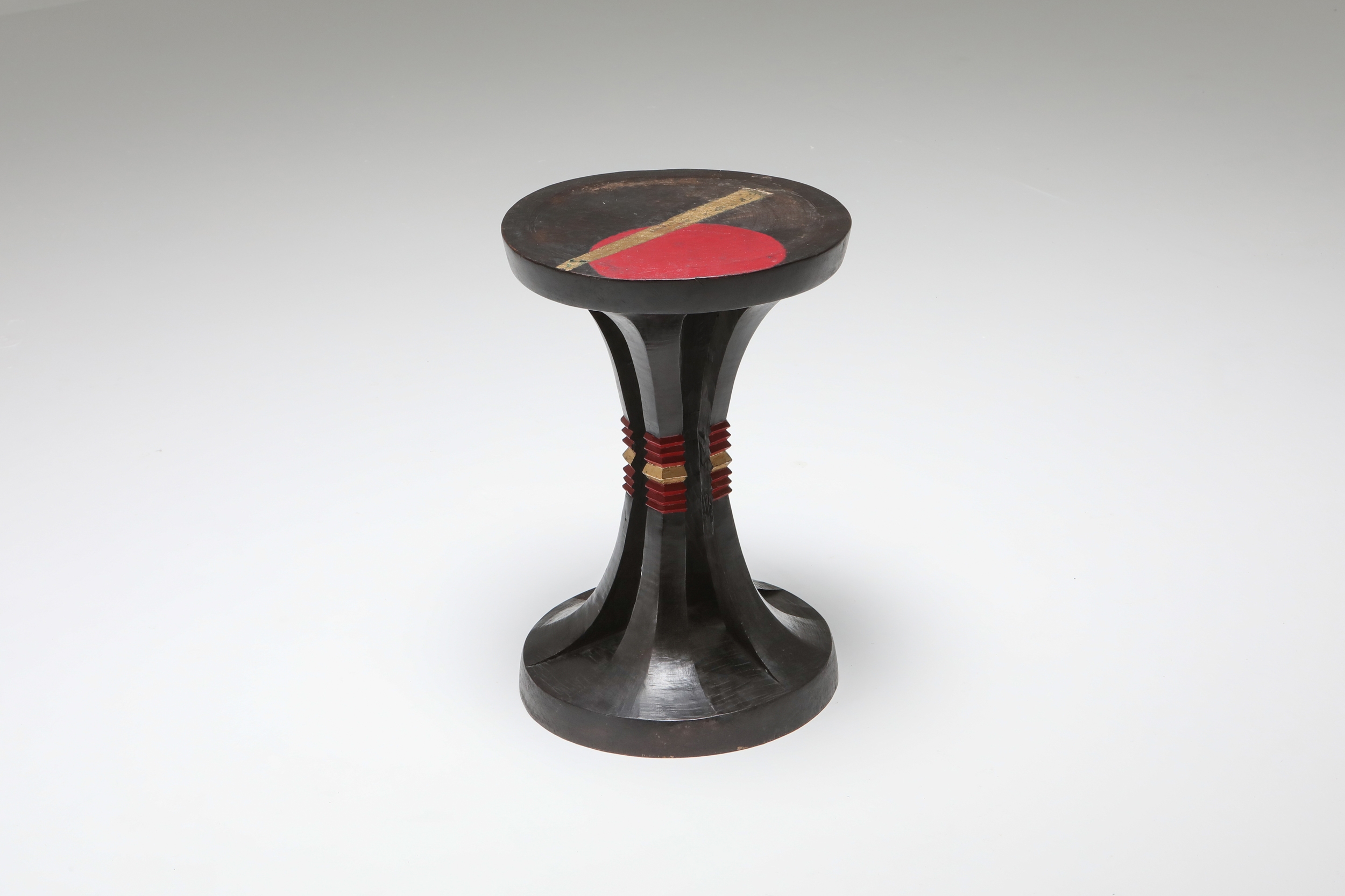 Art Deco stool in the manner of Jean Royère - 1940s