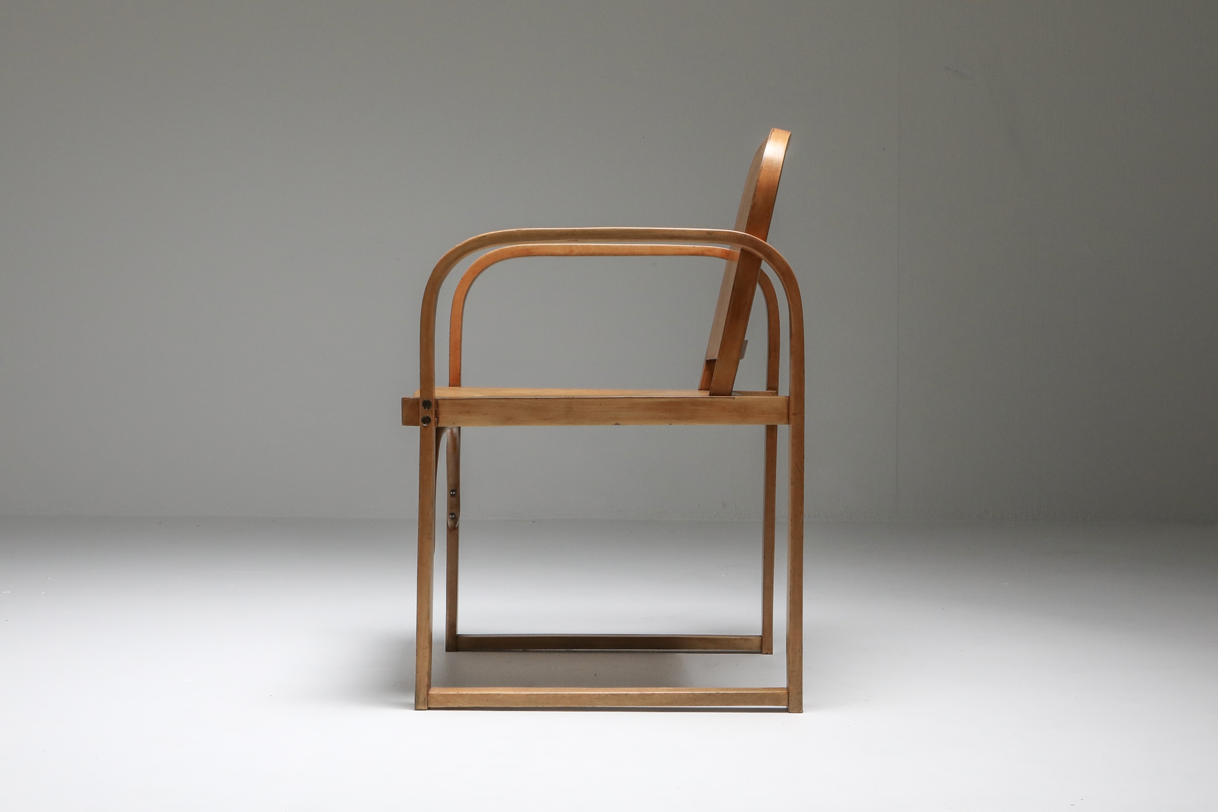 Modernist Plywood Armchair early 20th Century by Tatra - 1930s
