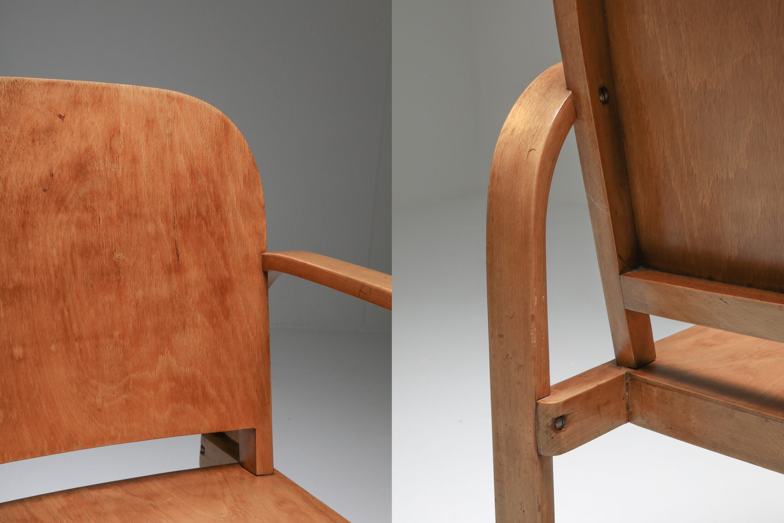 Modernist Plywood Armchair early 20th Century by Tatra - 1930s
