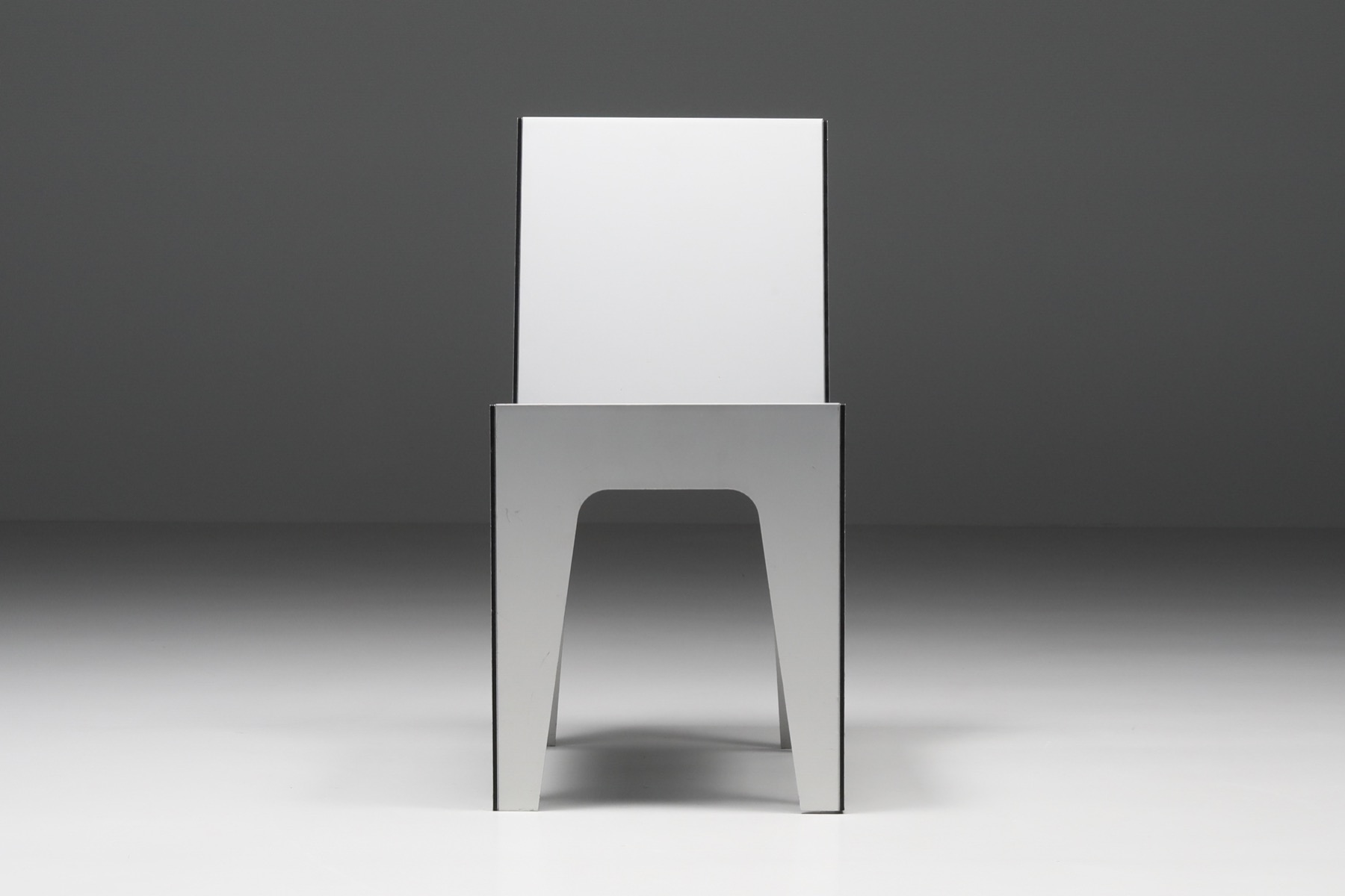 Richard Hutten Architectural Metal Side Chair - 1999