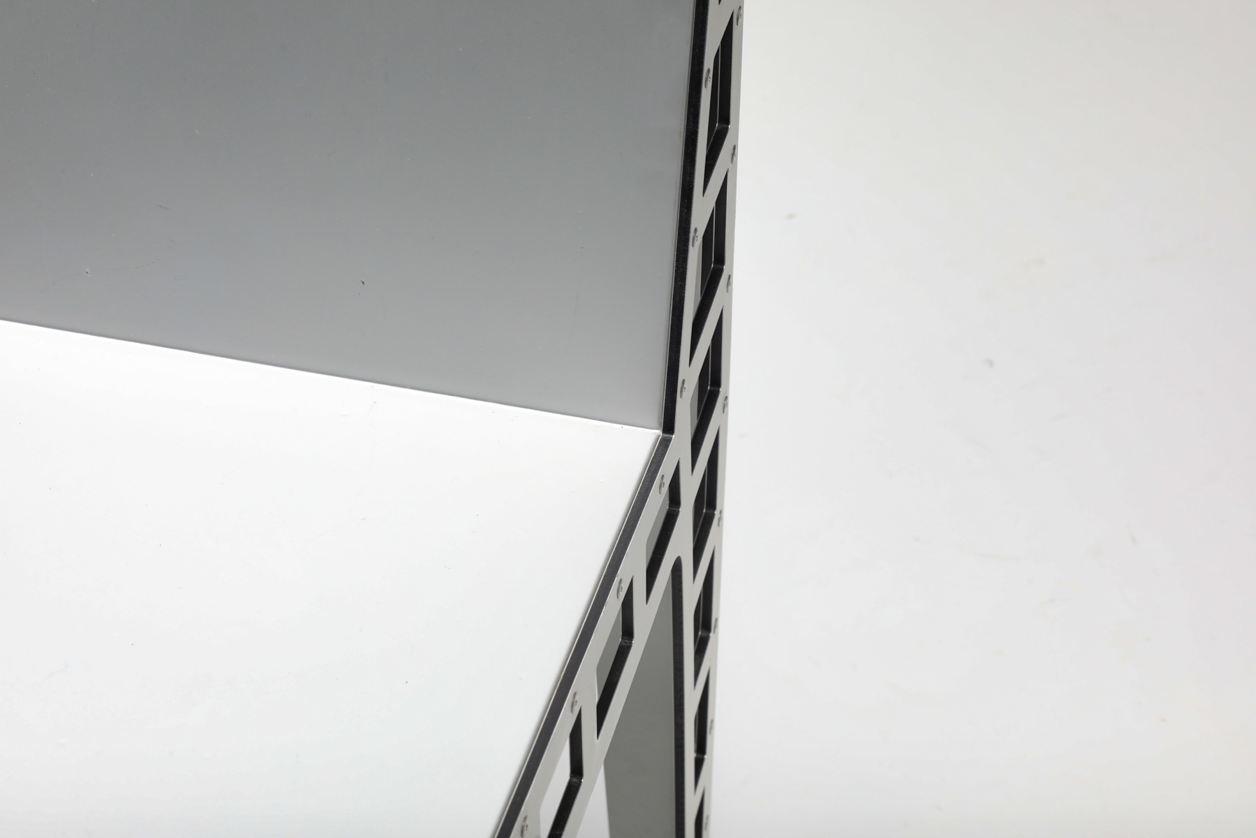 Richard Hutten Architectural Metal Side Chair - 1999