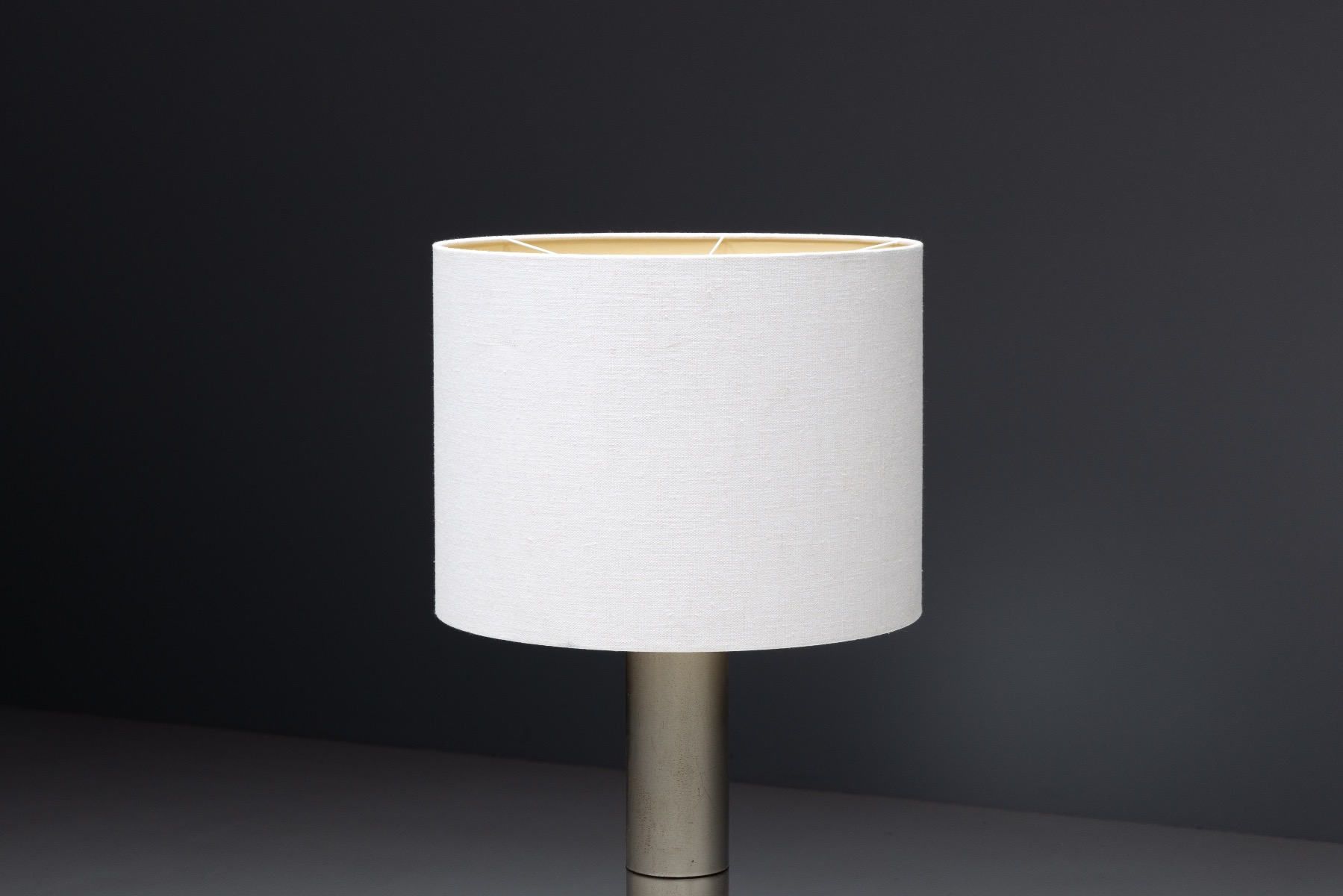 Floor Lamp with Marble Base - 1980s 