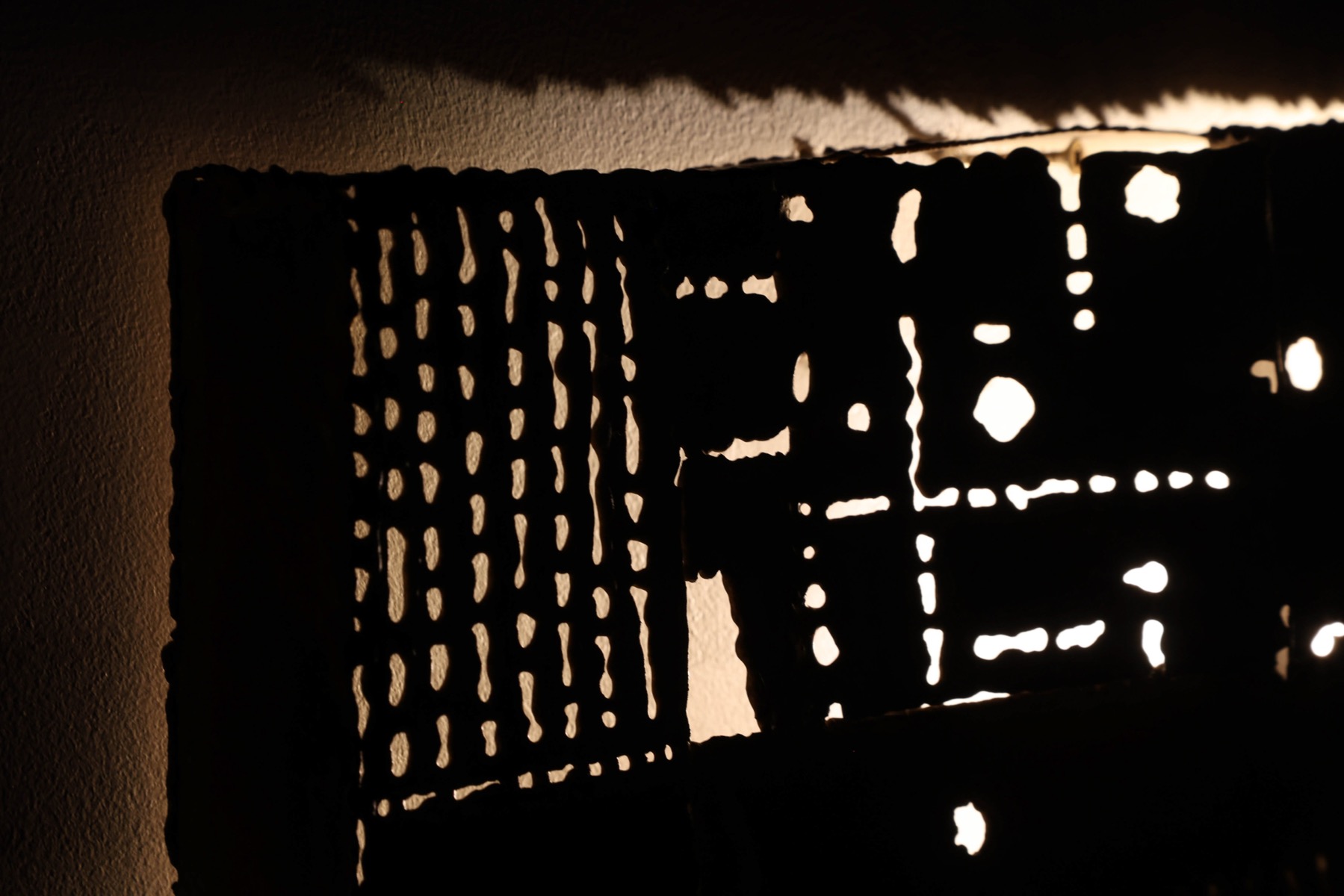Brutalist Brass Wall Lamp in the Style of Pia Manu - 1960s