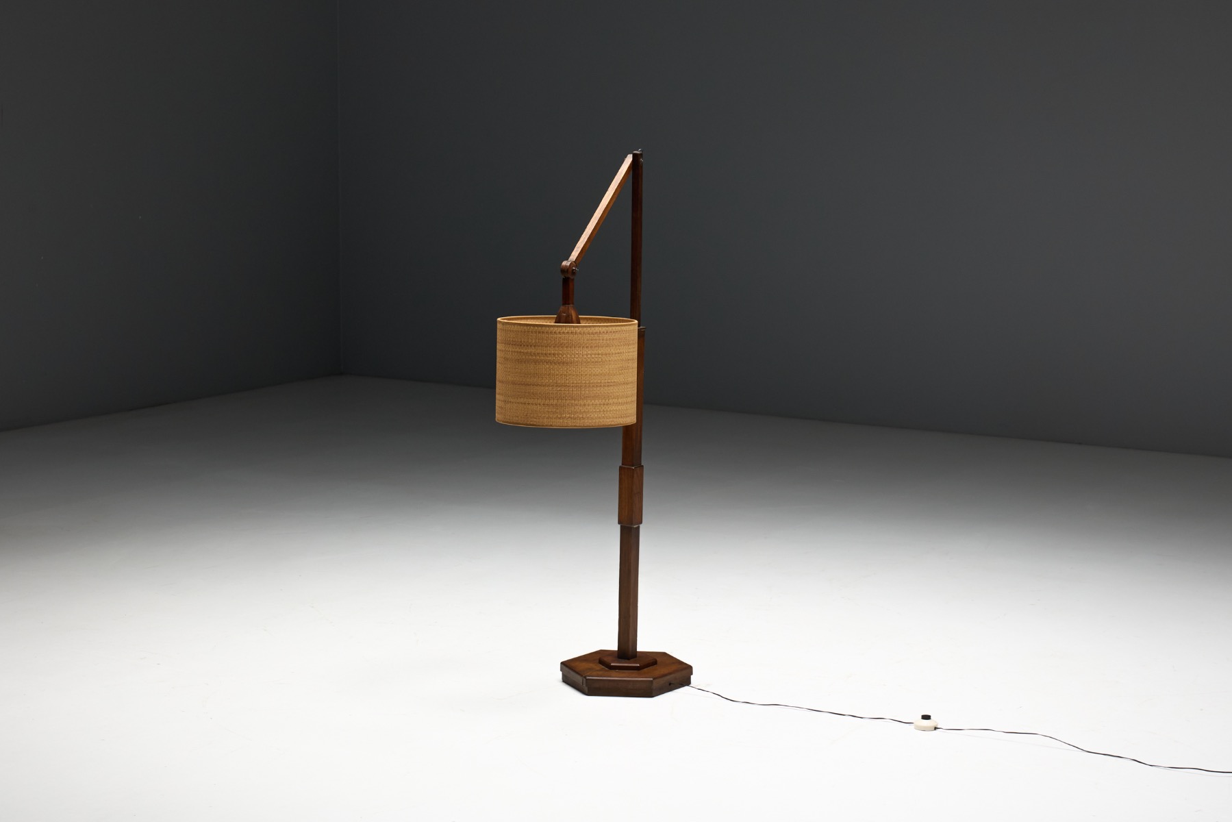  Mid-Century Adjustable Floor Lamp, Scandinavia - 1960s