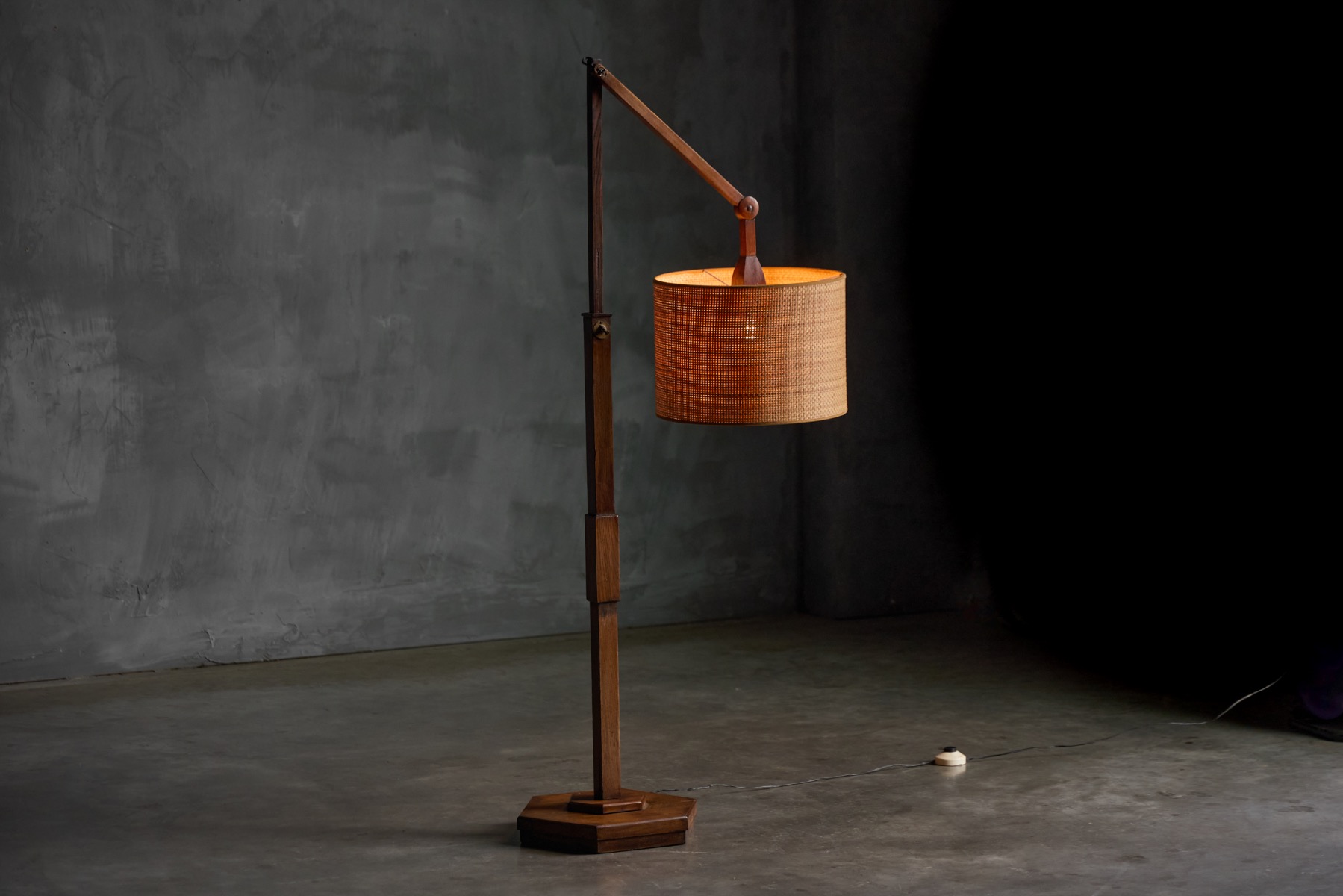  Mid-Century Adjustable Floor Lamp, Scandinavia - 1960s