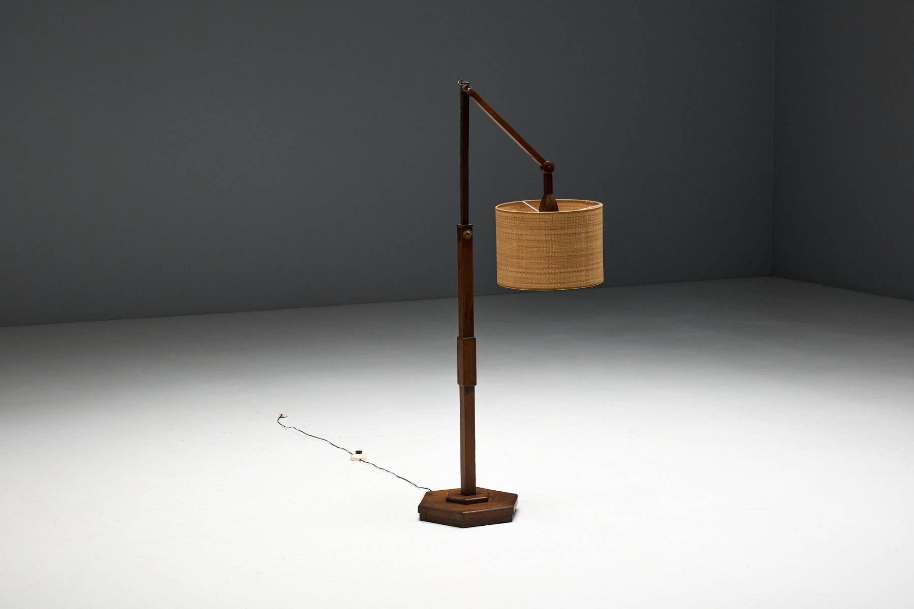  Mid-Century Adjustable Floor Lamp, Scandinavia - 1960s