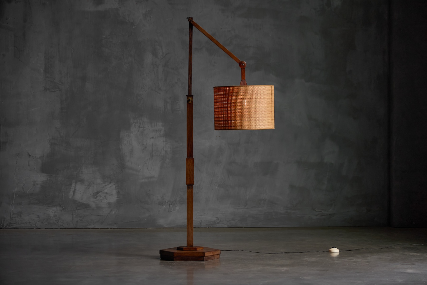 Mid-Century Adjustable Floor Lamp, Scandinavia - 1960s