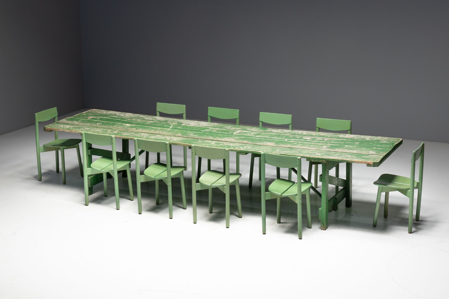 Mid-Century Atelier Table, Europe - circa 1950