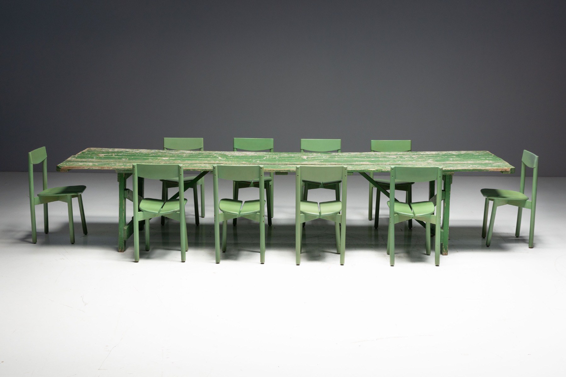 Mid-Century Atelier Table, Europe - circa 1950