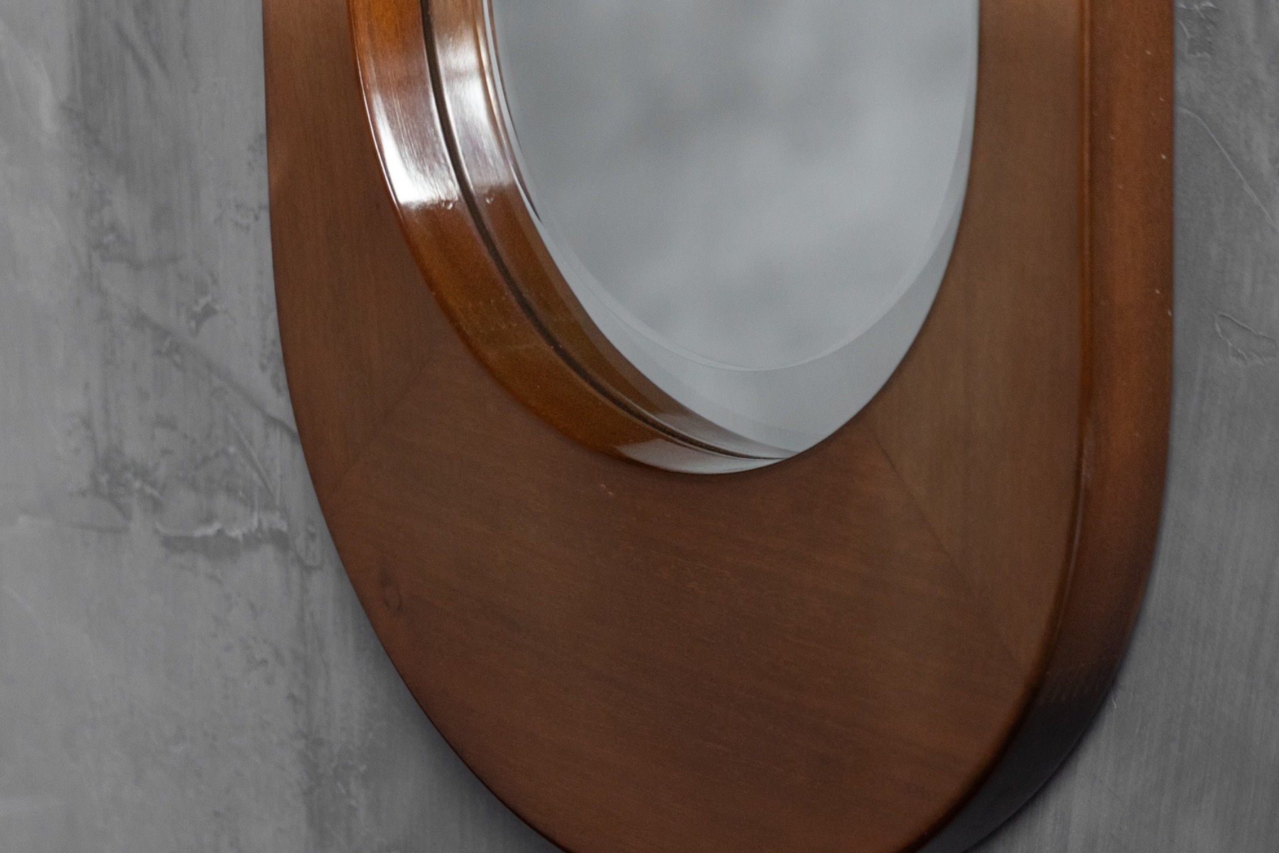 Mid-Century Modern Wall Shelf & Mirror Set, Italy - 1960s