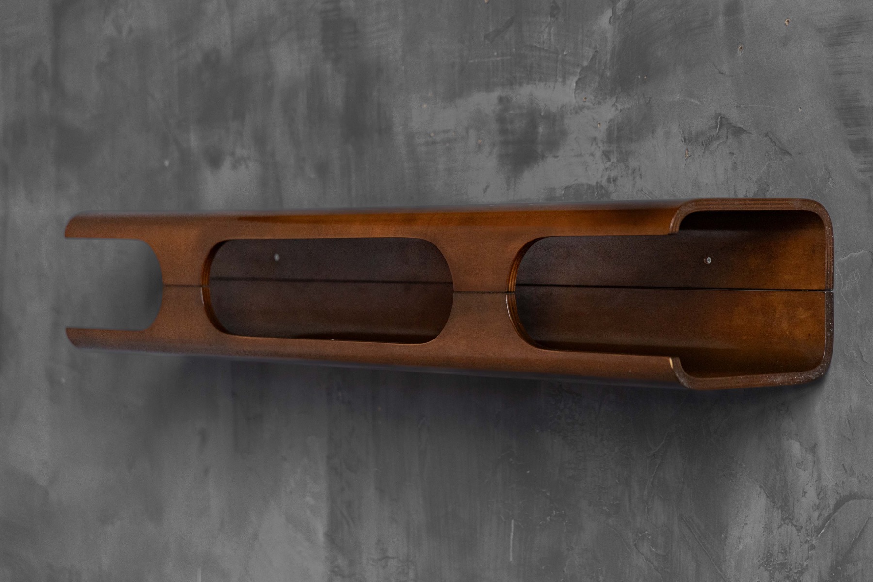Mid-Century Modern Wall Shelf & Mirror Set, Italy - 1960s